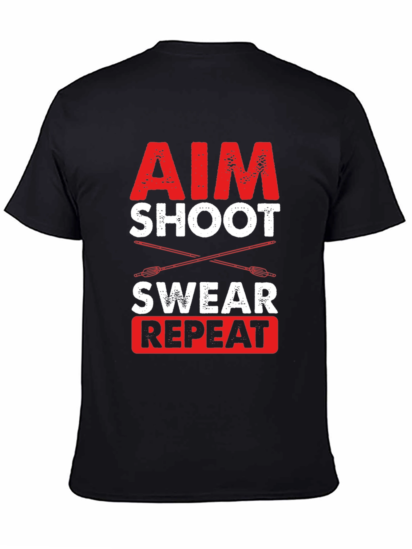 Aim Shoot Swear Repeat Archery T-Shirt
