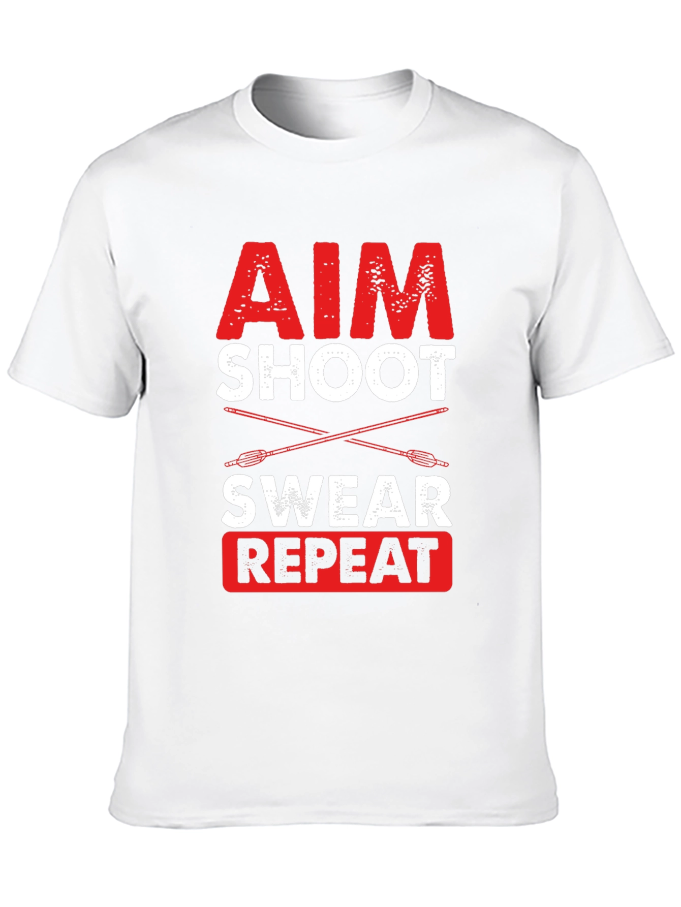 Aim Shoot Swear Repeat Archery T-Shirt