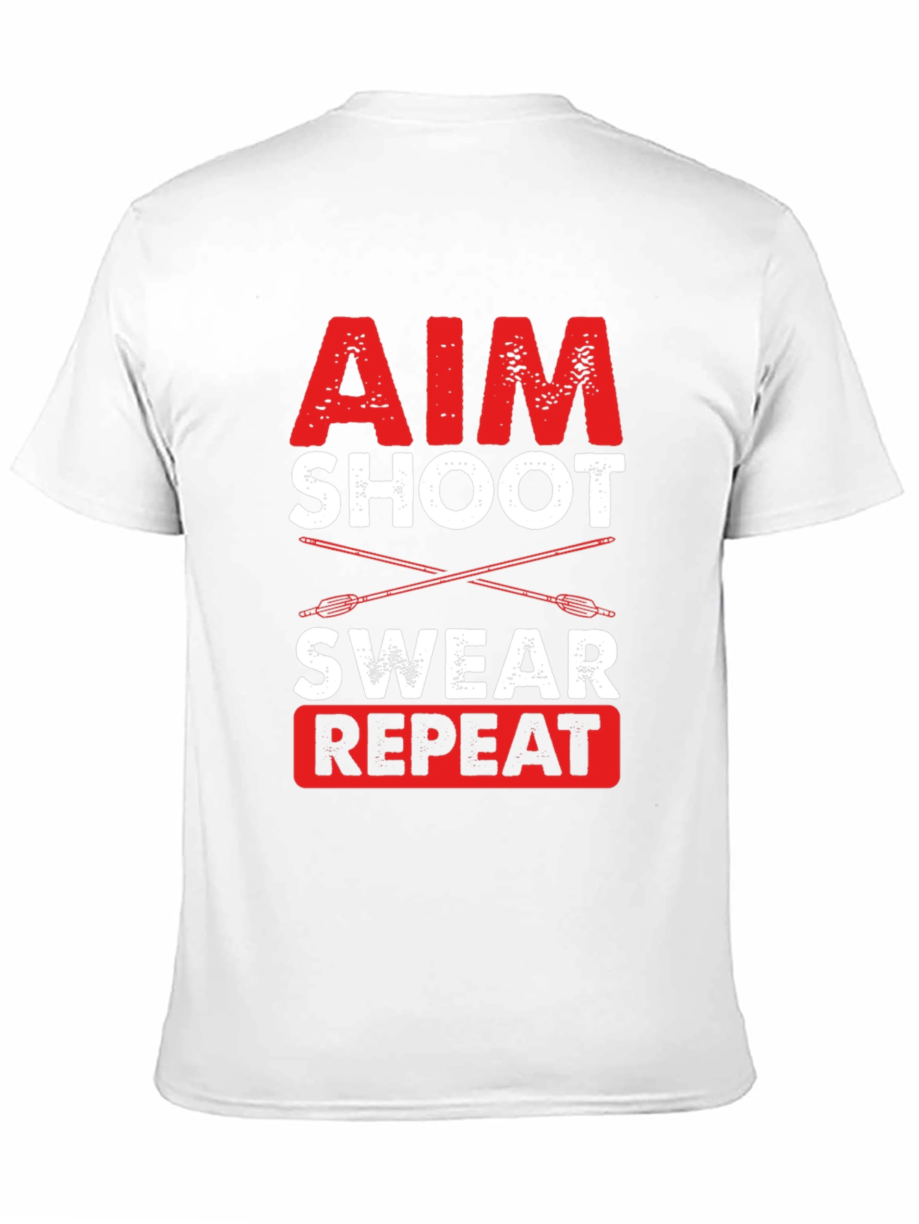 Aim Shoot Swear Repeat Archery T-Shirt