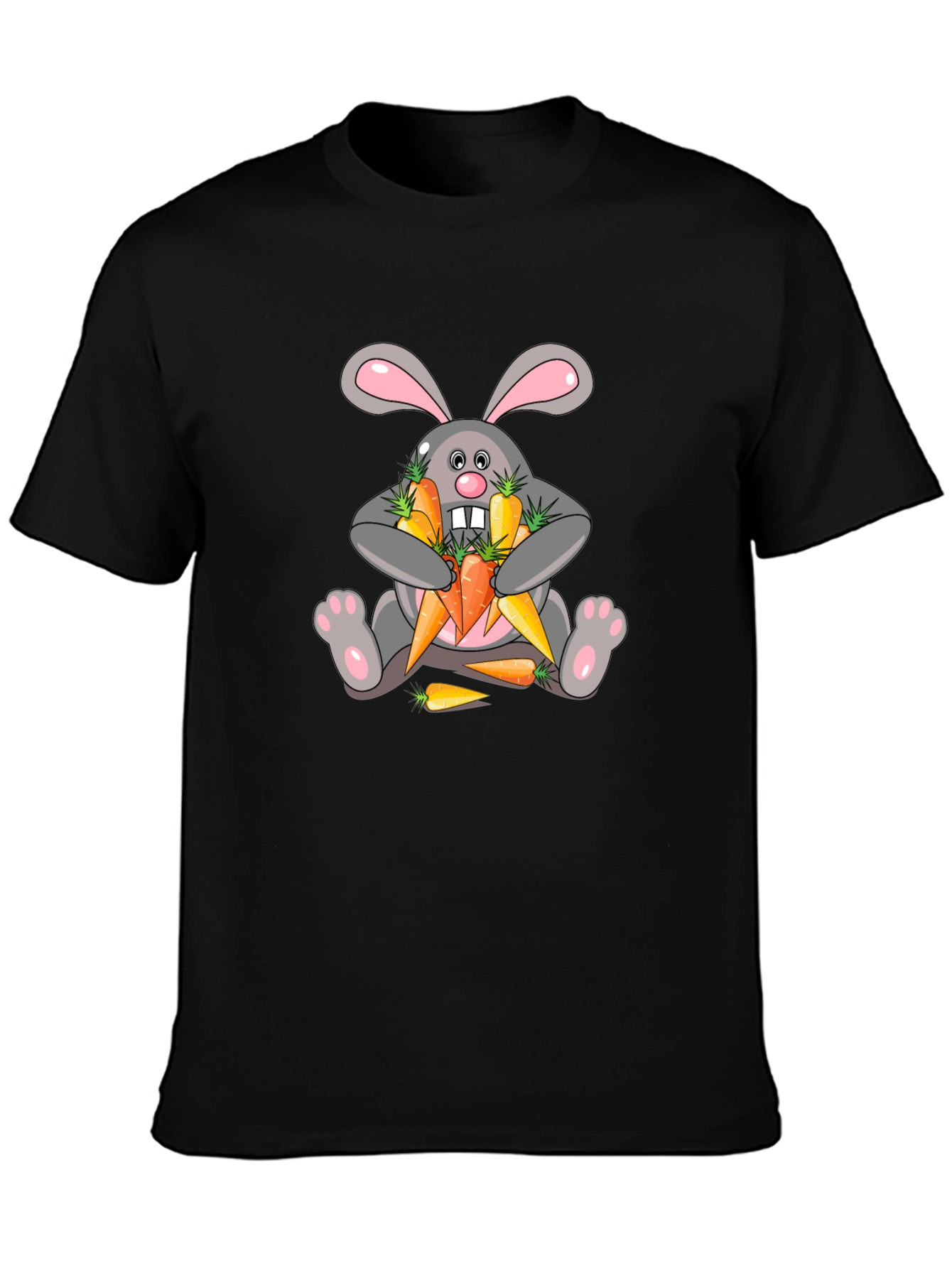 Bunny Carrots Graphic Tee Shirt