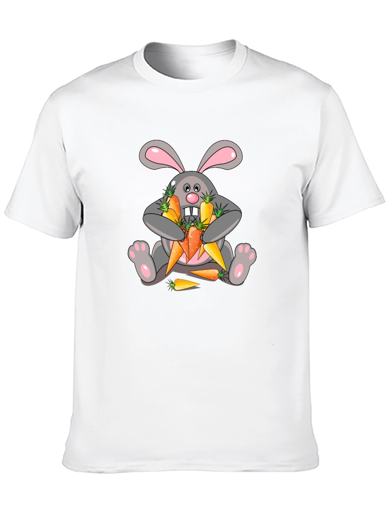 Bunny Carrots Graphic Tee Shirt