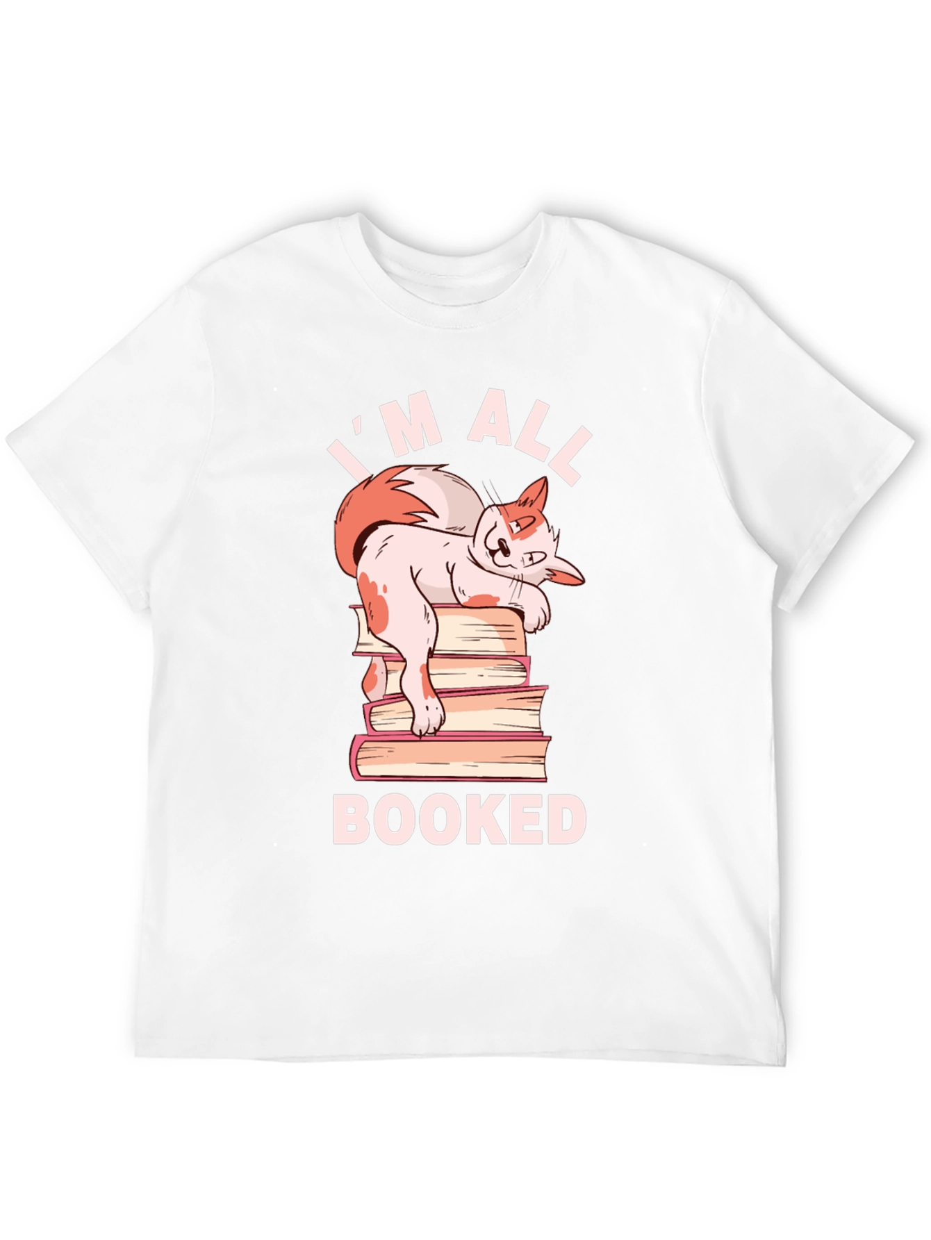 Im All Booked Cat T-Shirt