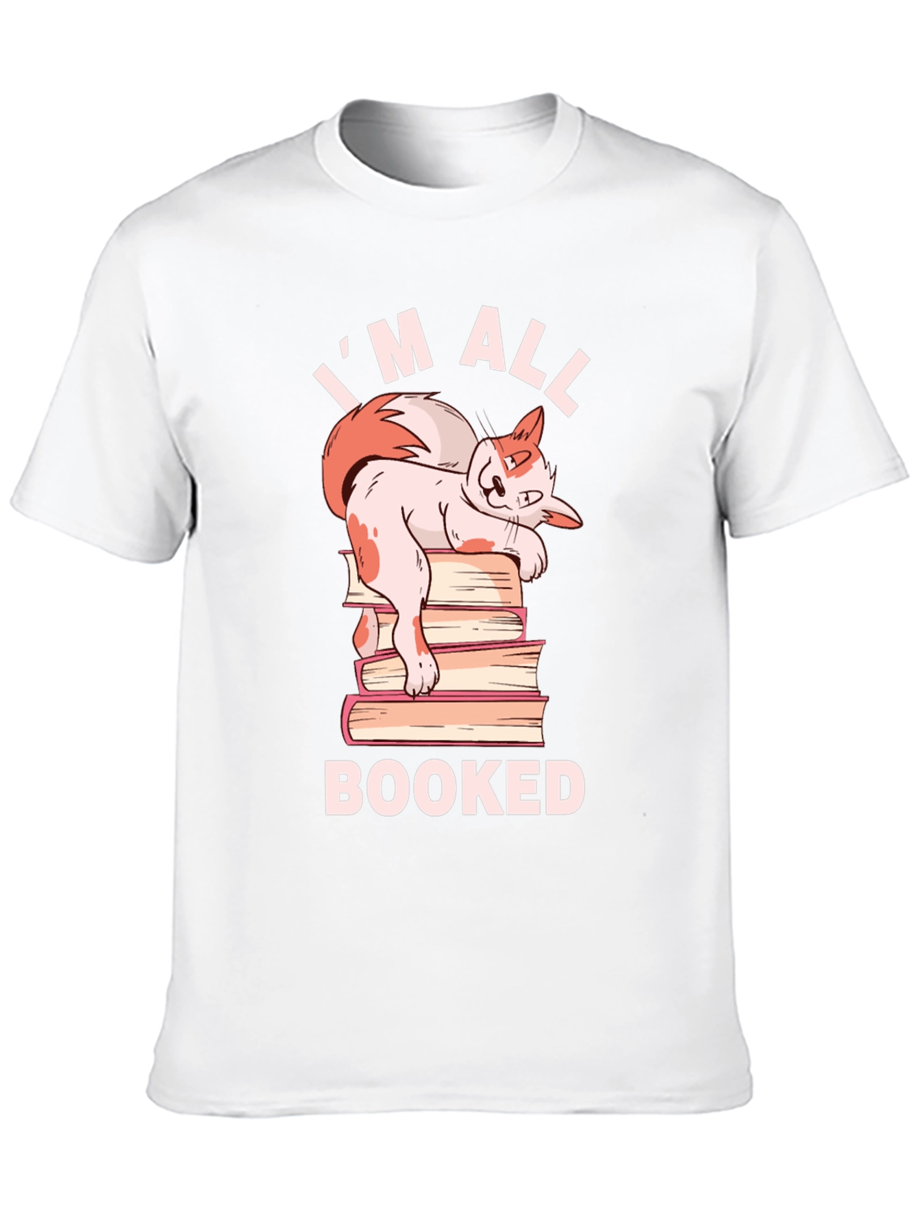 Im All Booked Cat T-Shirt