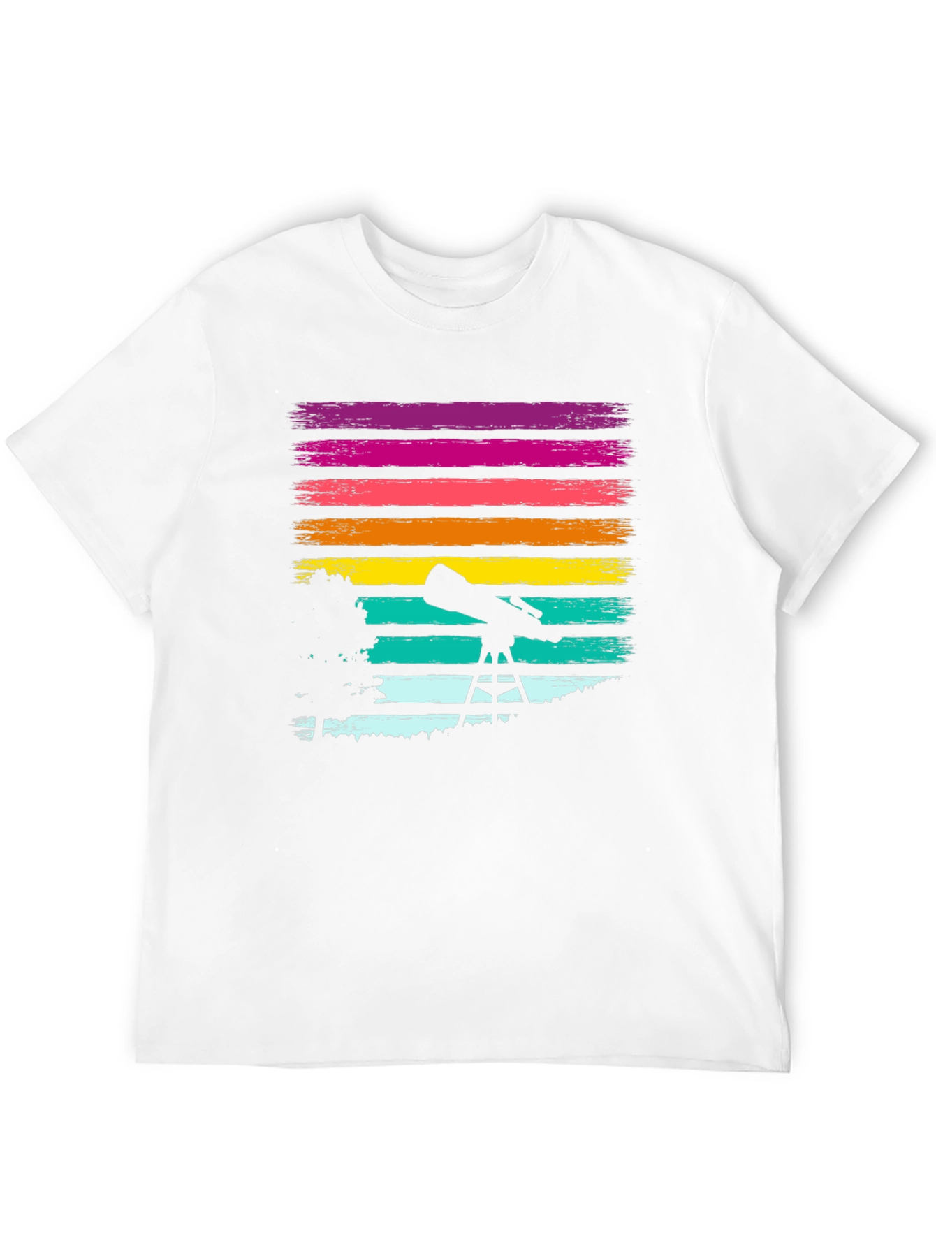 Telescope Graphic T-Shirt - Black