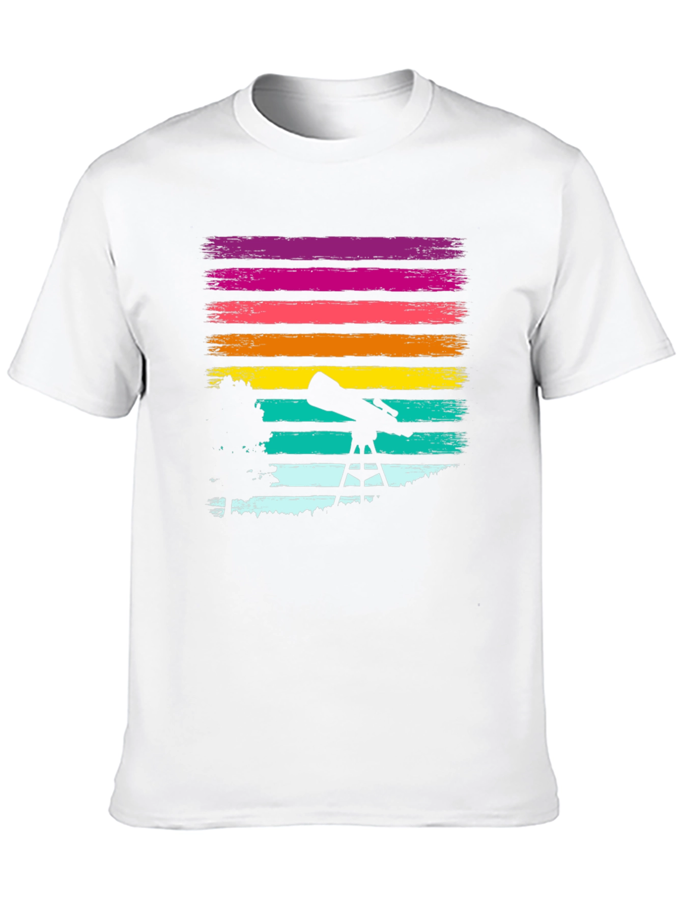 Telescope Graphic T-Shirt - Black