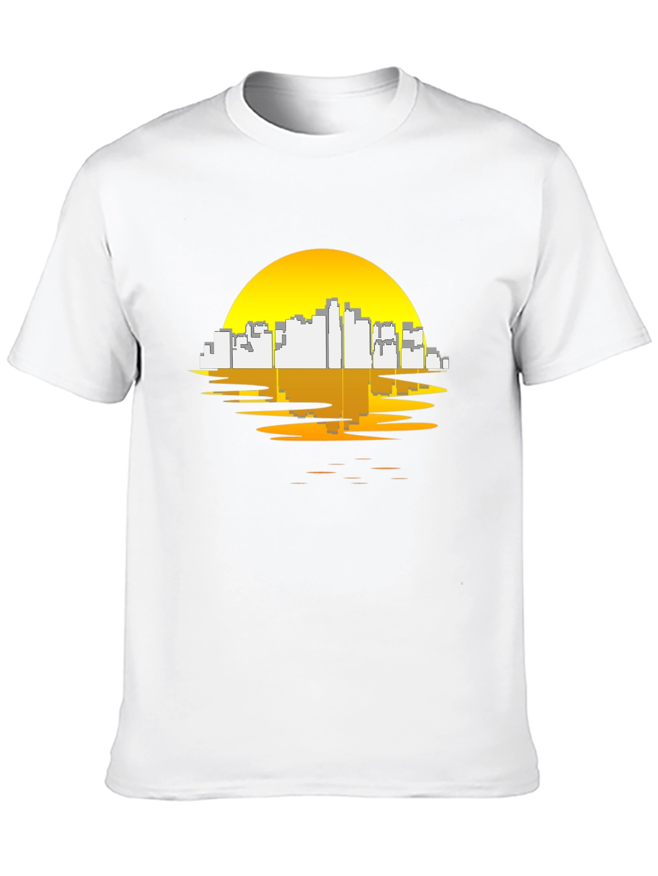 Sunset City Graphic Tee - Black