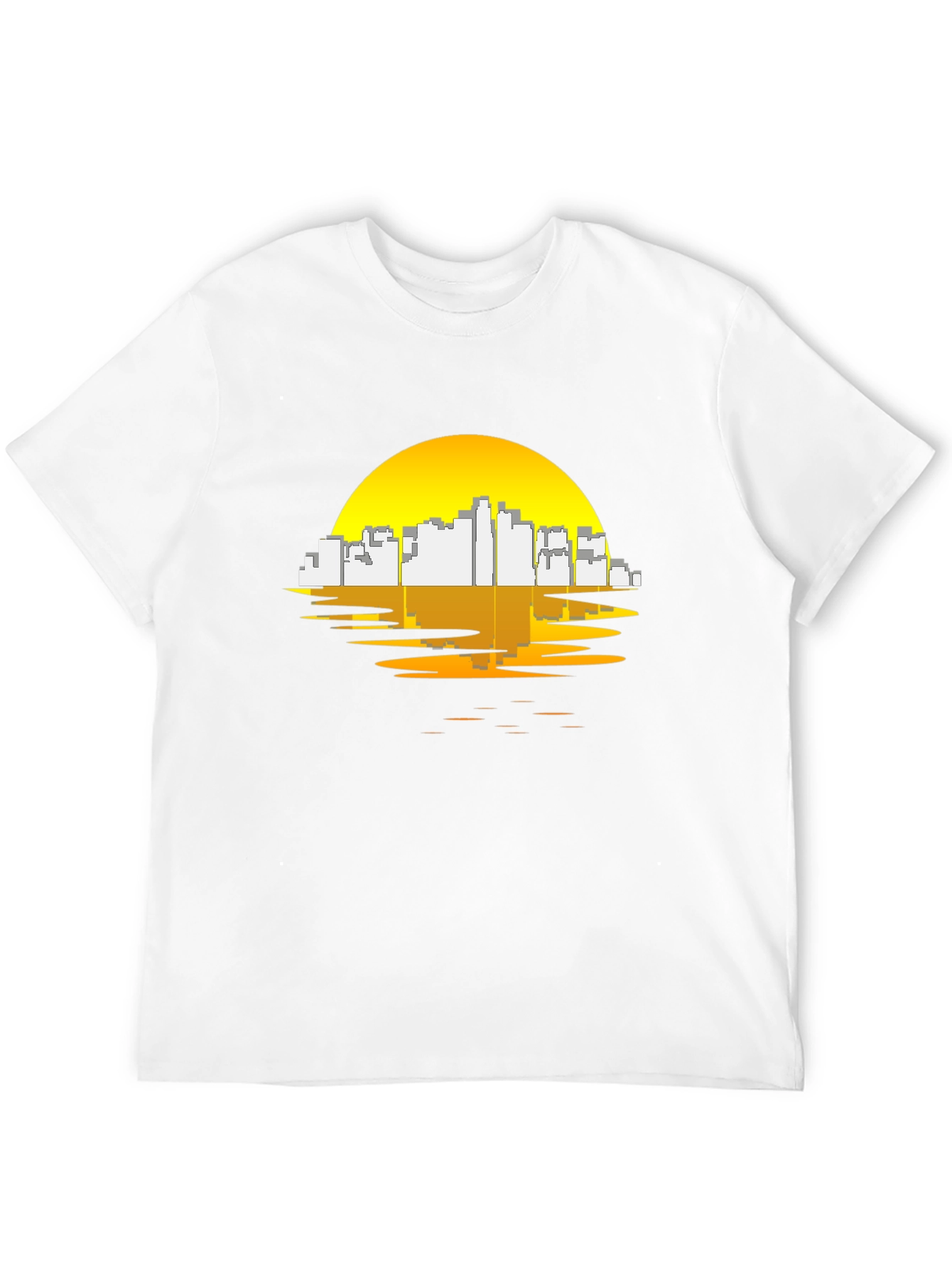 Sunset City Graphic Tee - Black