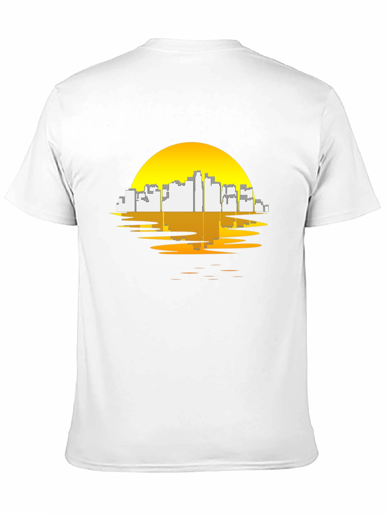 Sunset City Graphic Tee - Black