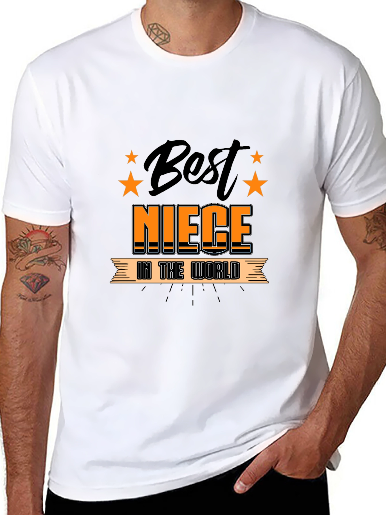 Best Niece in the World Graphic T-Shirt