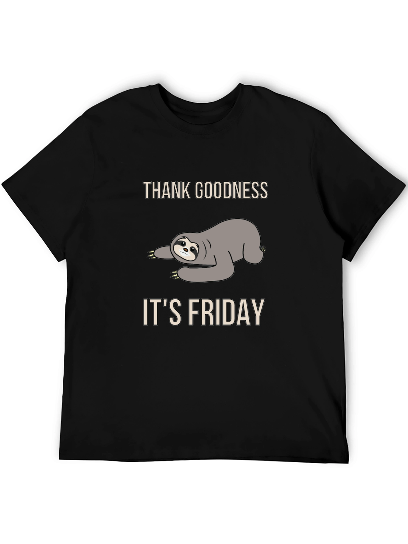 Sloth Friday T-Shirt - Thank Goodness Its Friday!