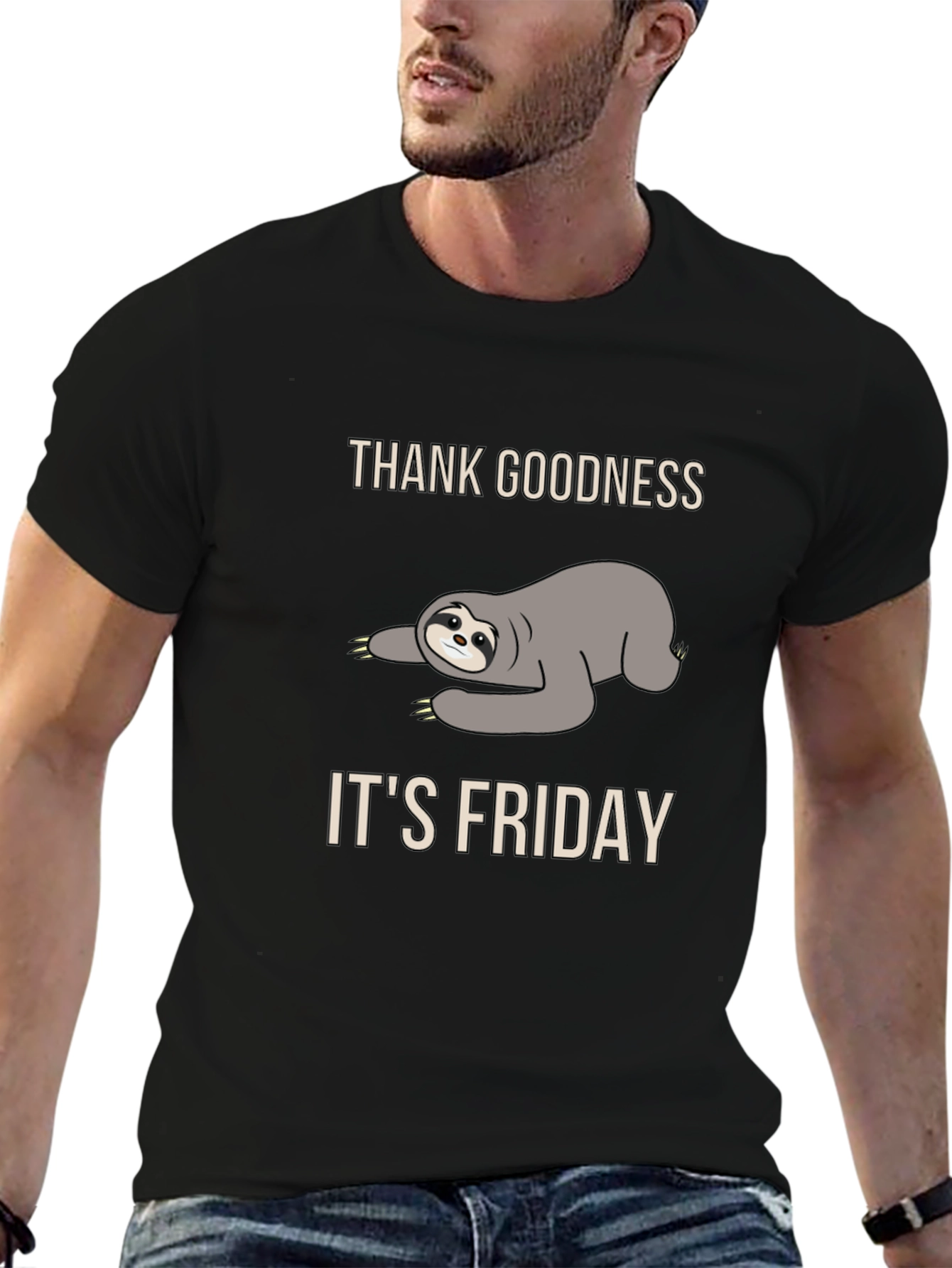 Sloth Friday T-Shirt - Thank Goodness Its Friday!
