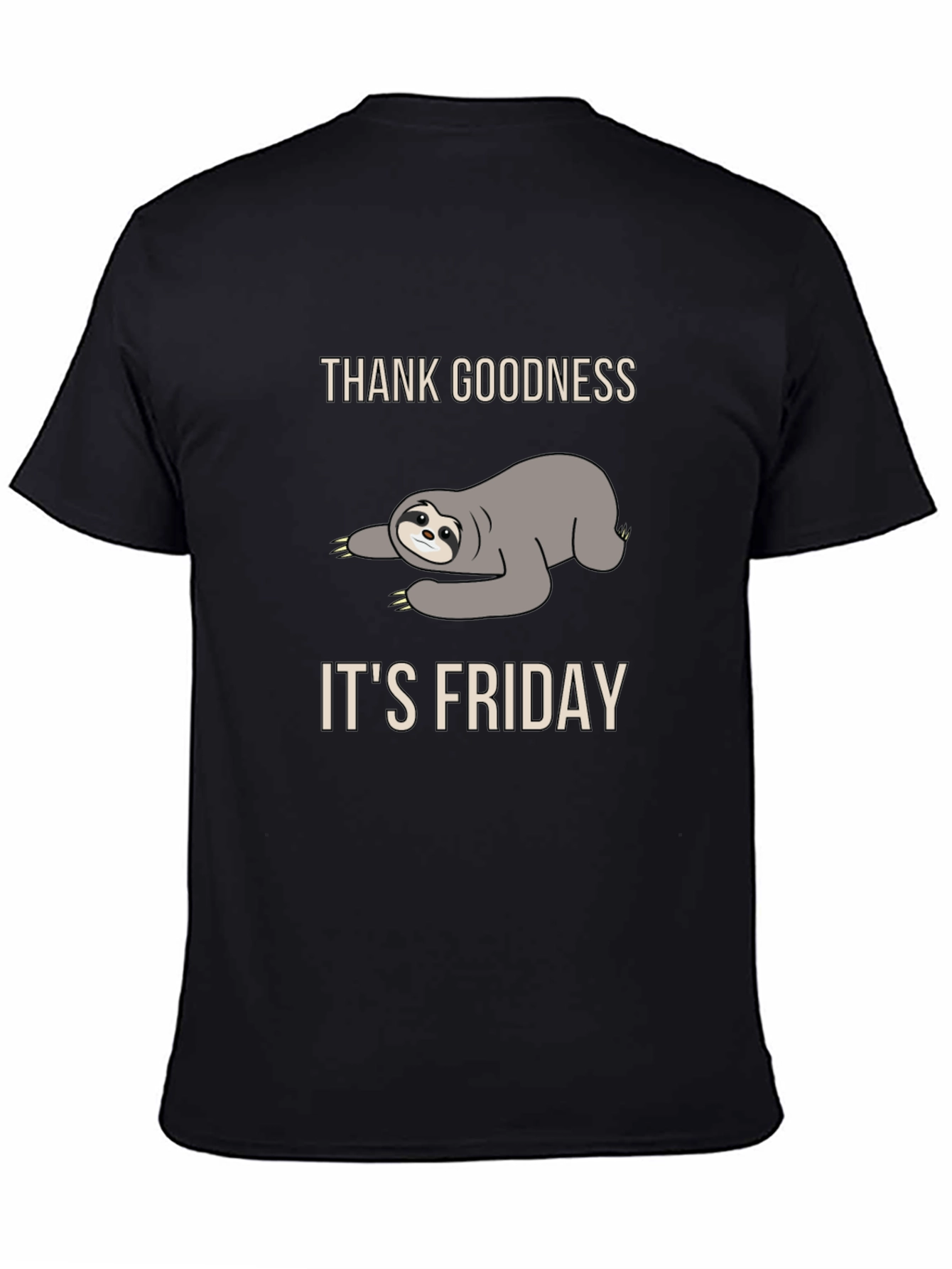 Sloth Friday T-Shirt - Thank Goodness Its Friday!
