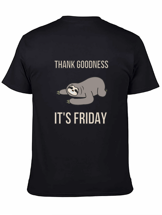Sloth Friday T-Shirt - Thank Goodness Its Friday!