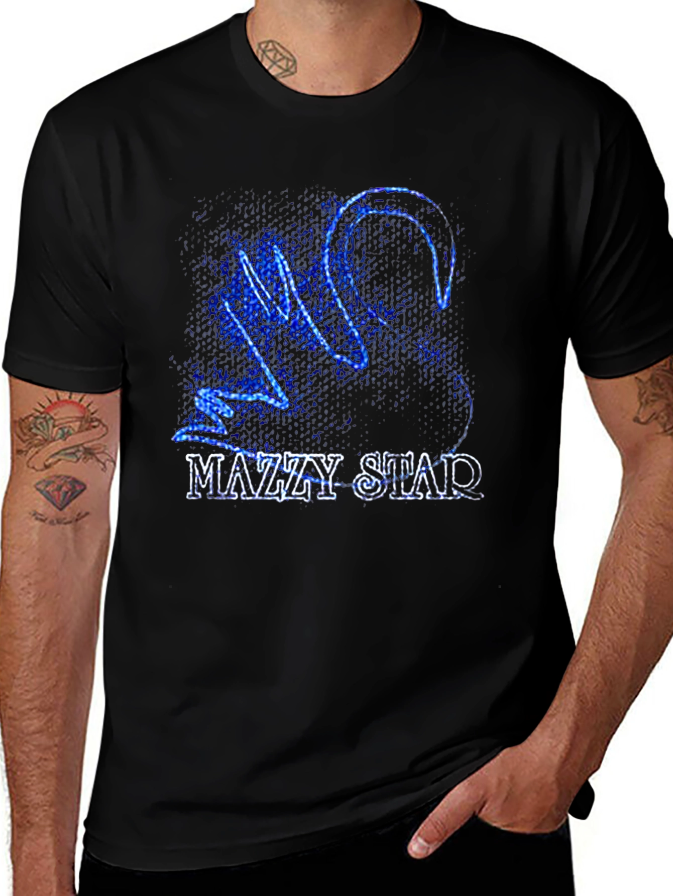 Mazzy Star Graphic Tee - Mens Black T-Shirt