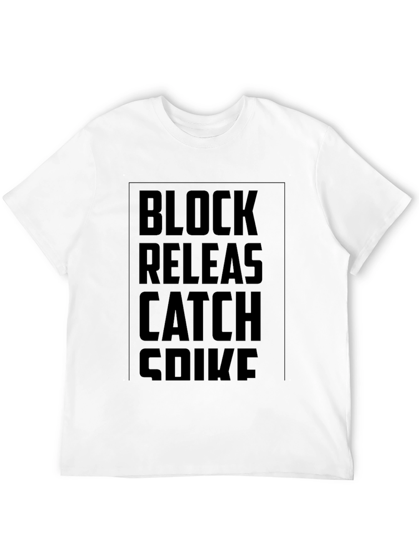 Volleyball Skills Black T-Shirt