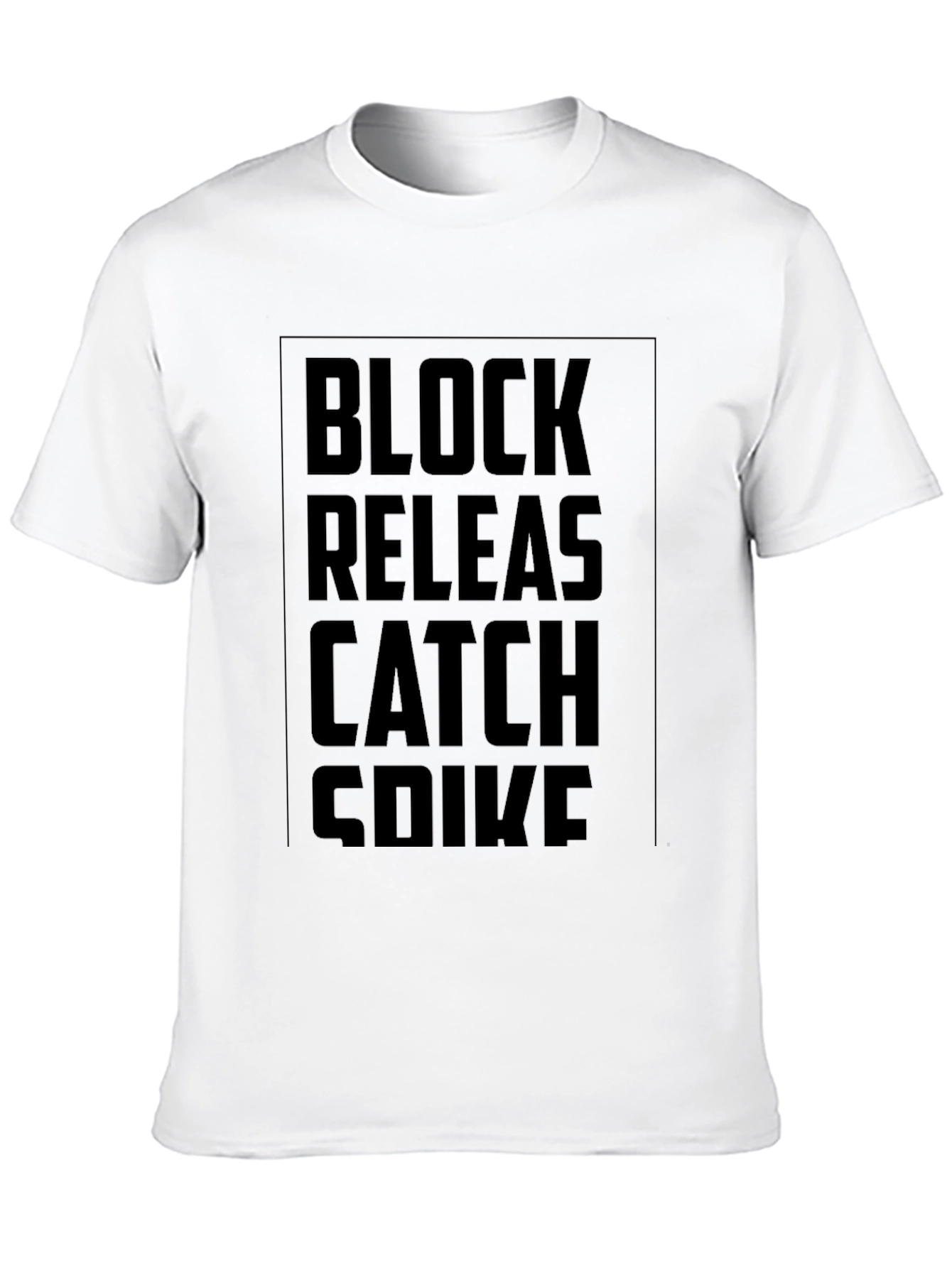 Volleyball Skills Black T-Shirt