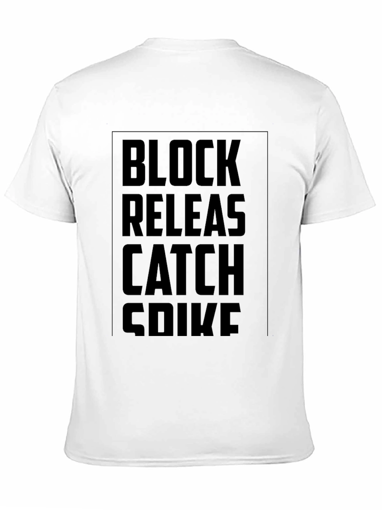 Volleyball Skills Black T-Shirt