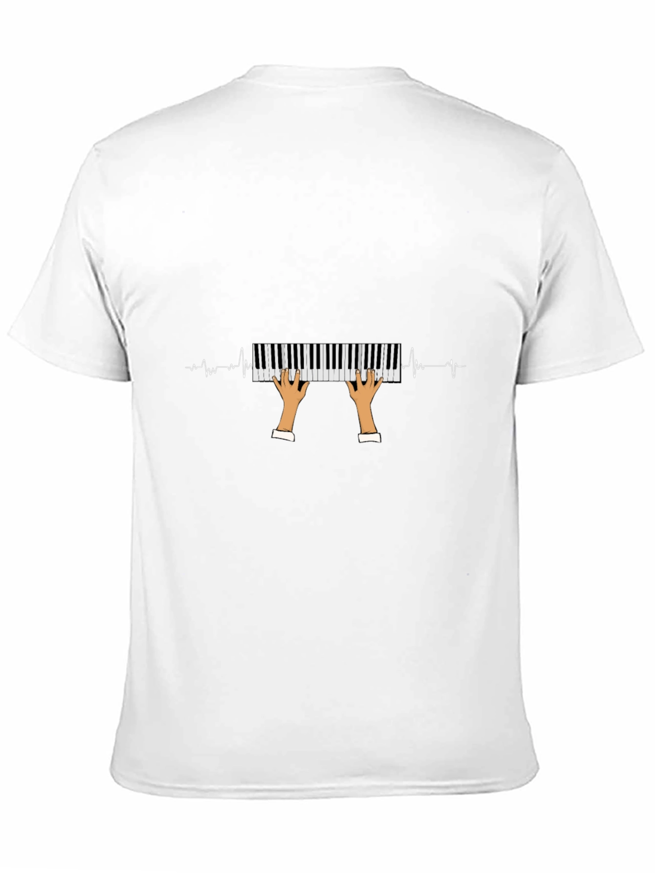 Piano Heartbeat Graphic Tee