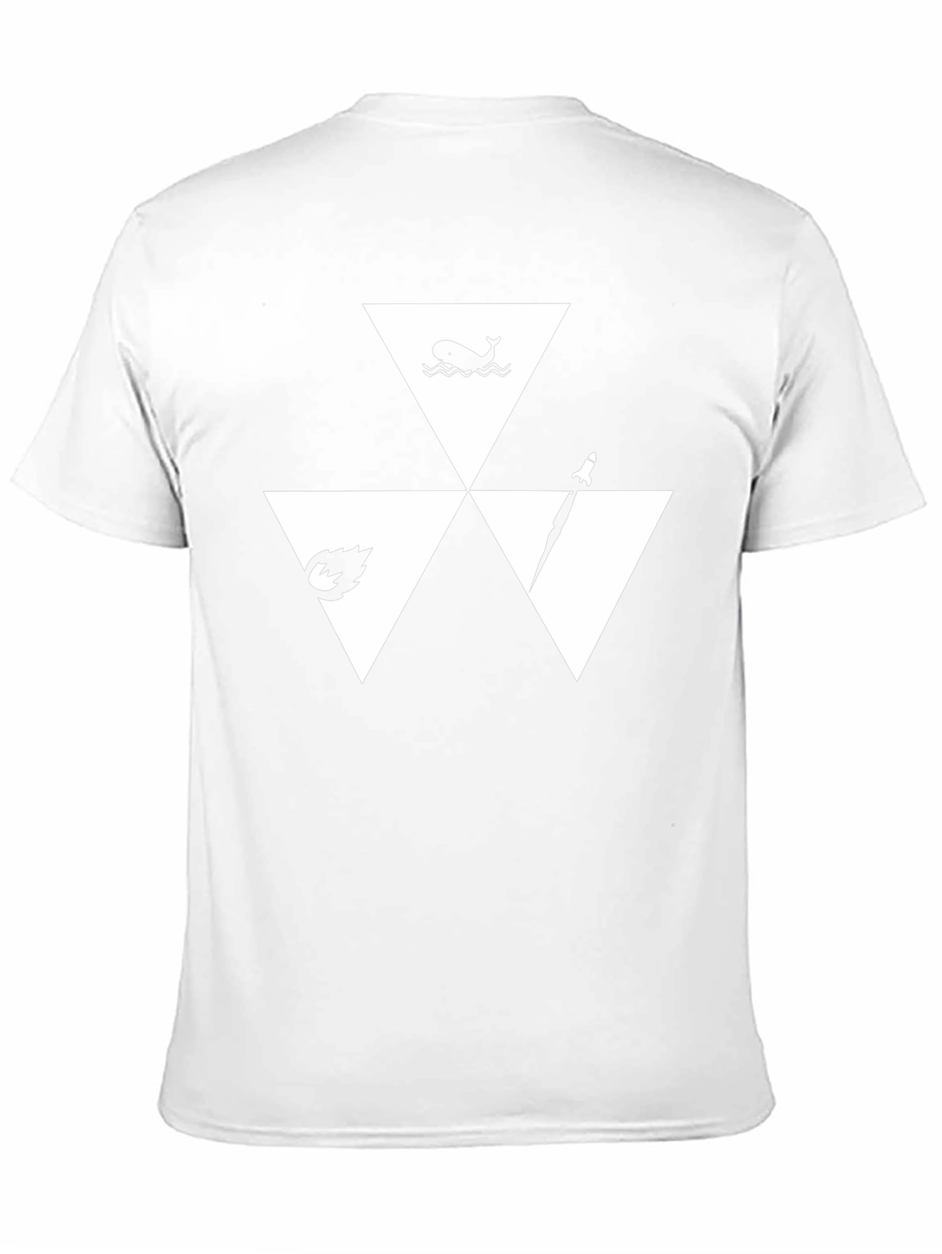 Triforce Elements T-Shirt - Black