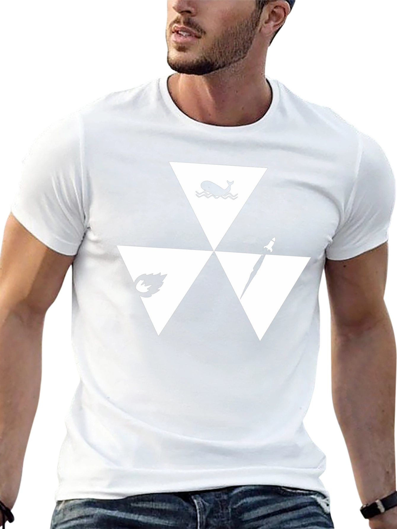 Triforce Elements T-Shirt - Black