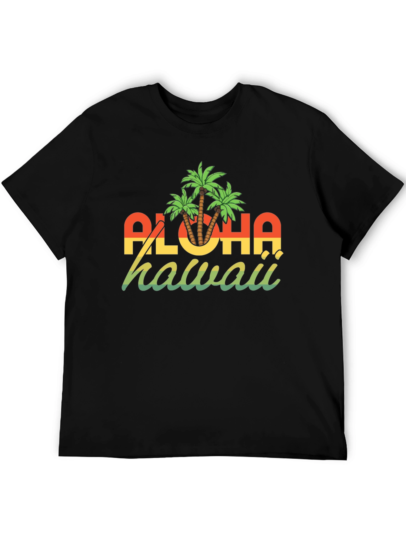 Aloha Hawaii Graphic T-Shirt - Tropical Island Style