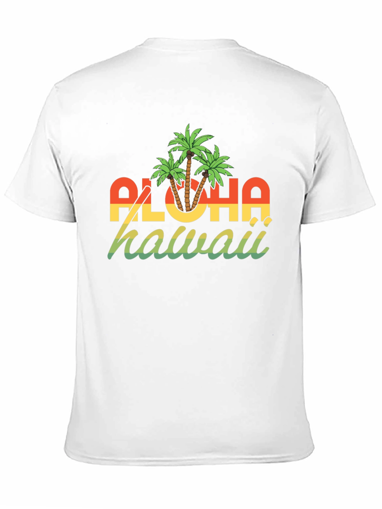 Aloha Hawaii Graphic T-Shirt - Tropical Island Style