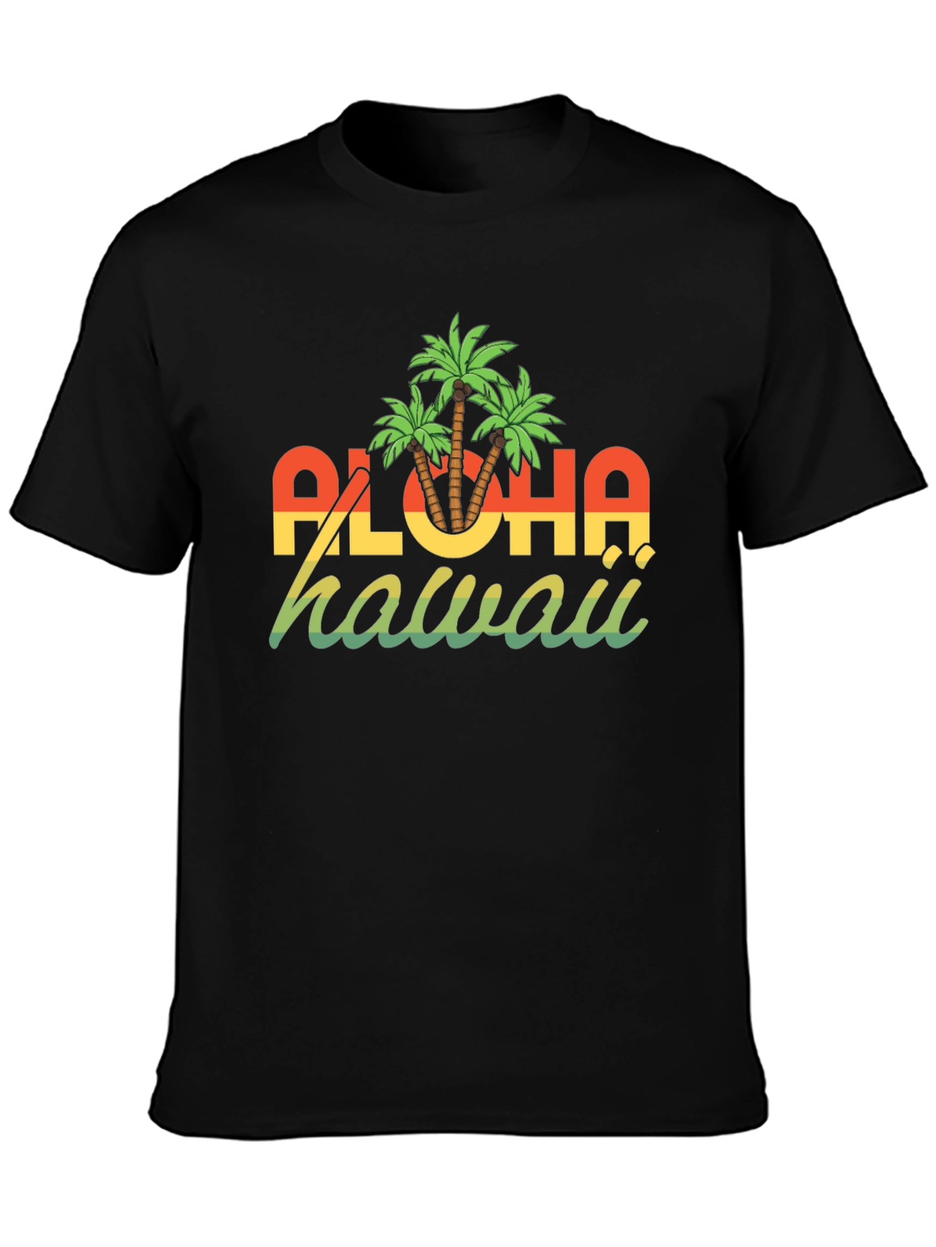 Aloha Hawaii Graphic T-Shirt - Tropical Island Style