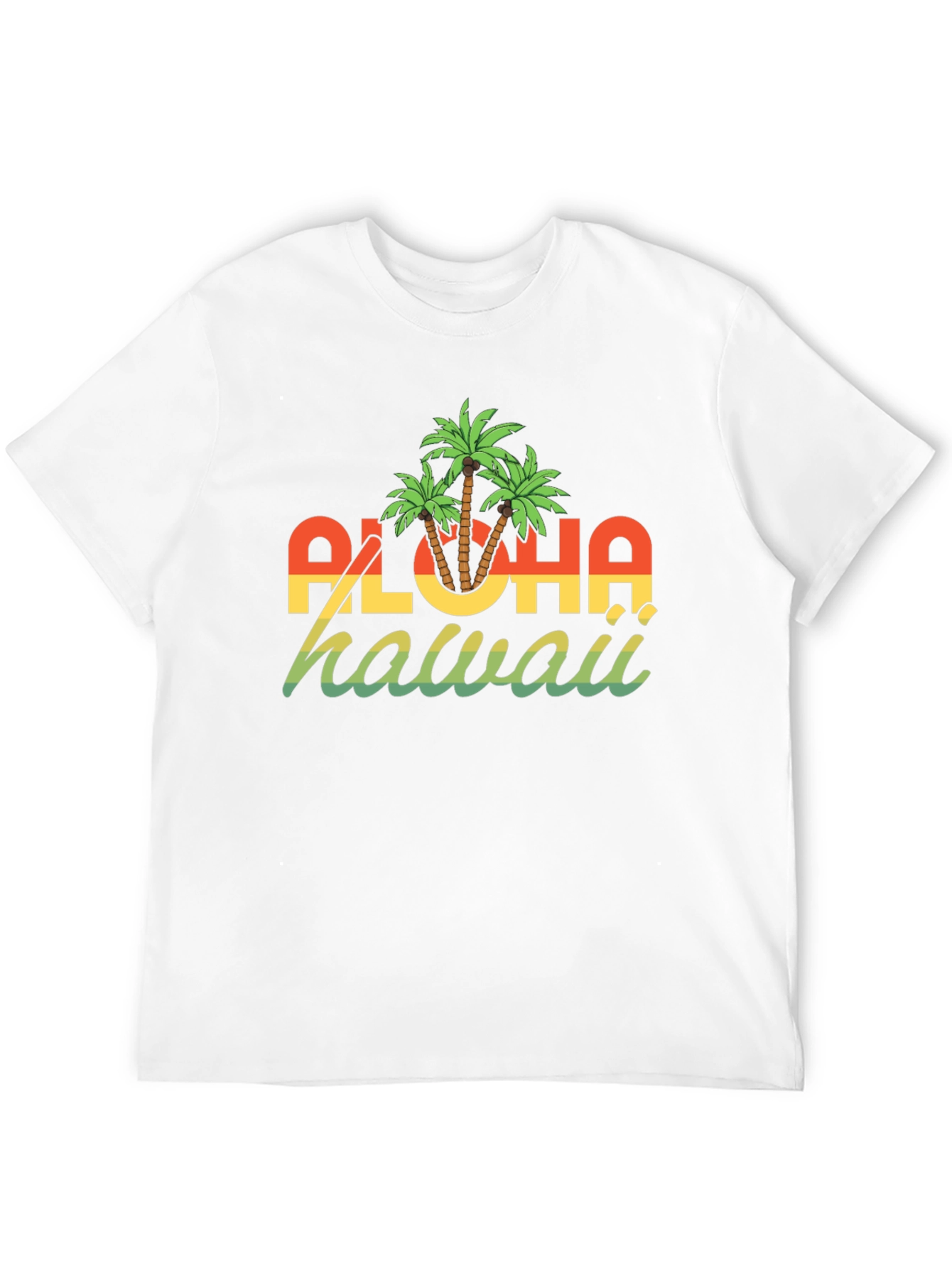 Aloha Hawaii Graphic T-Shirt - Tropical Island Style