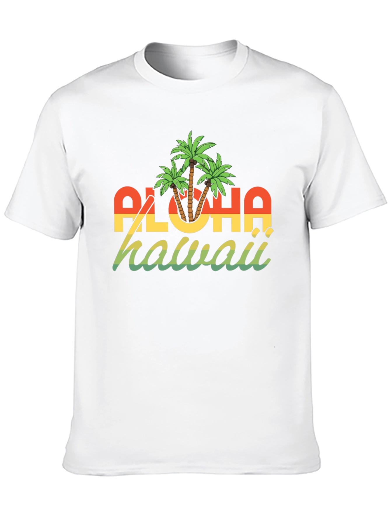 Aloha Hawaii Graphic T-Shirt - Tropical Island Style