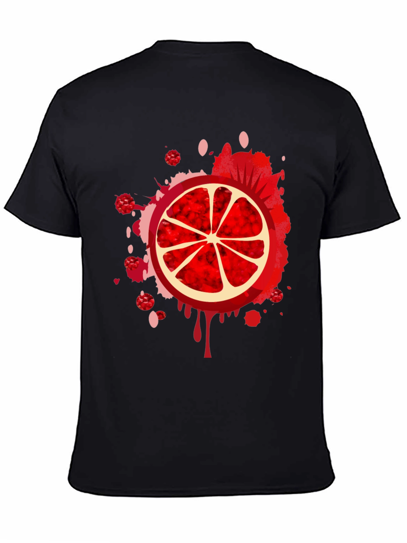 Red Citrus Burst Graphic Tee
