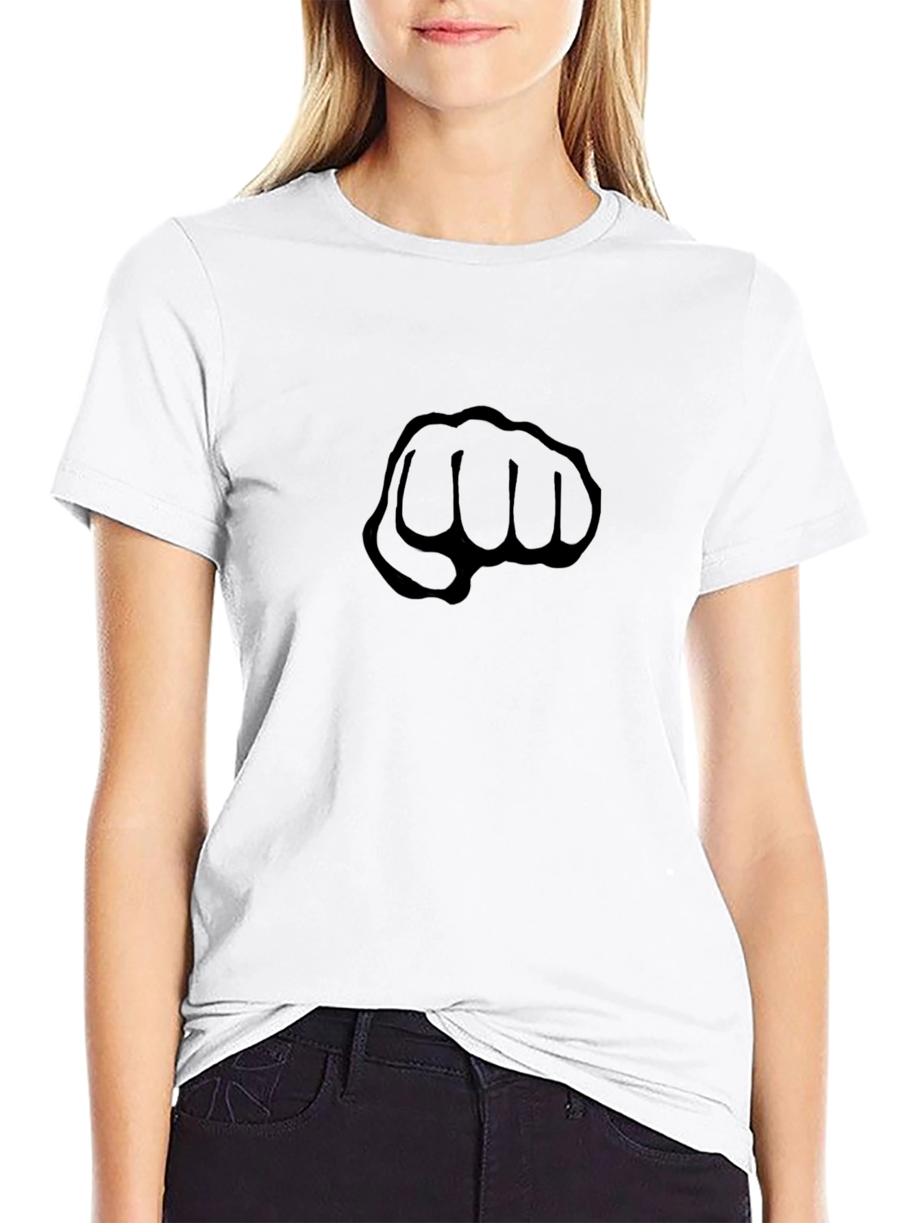 Black Fist Graphic Tee - Modern Urban Style