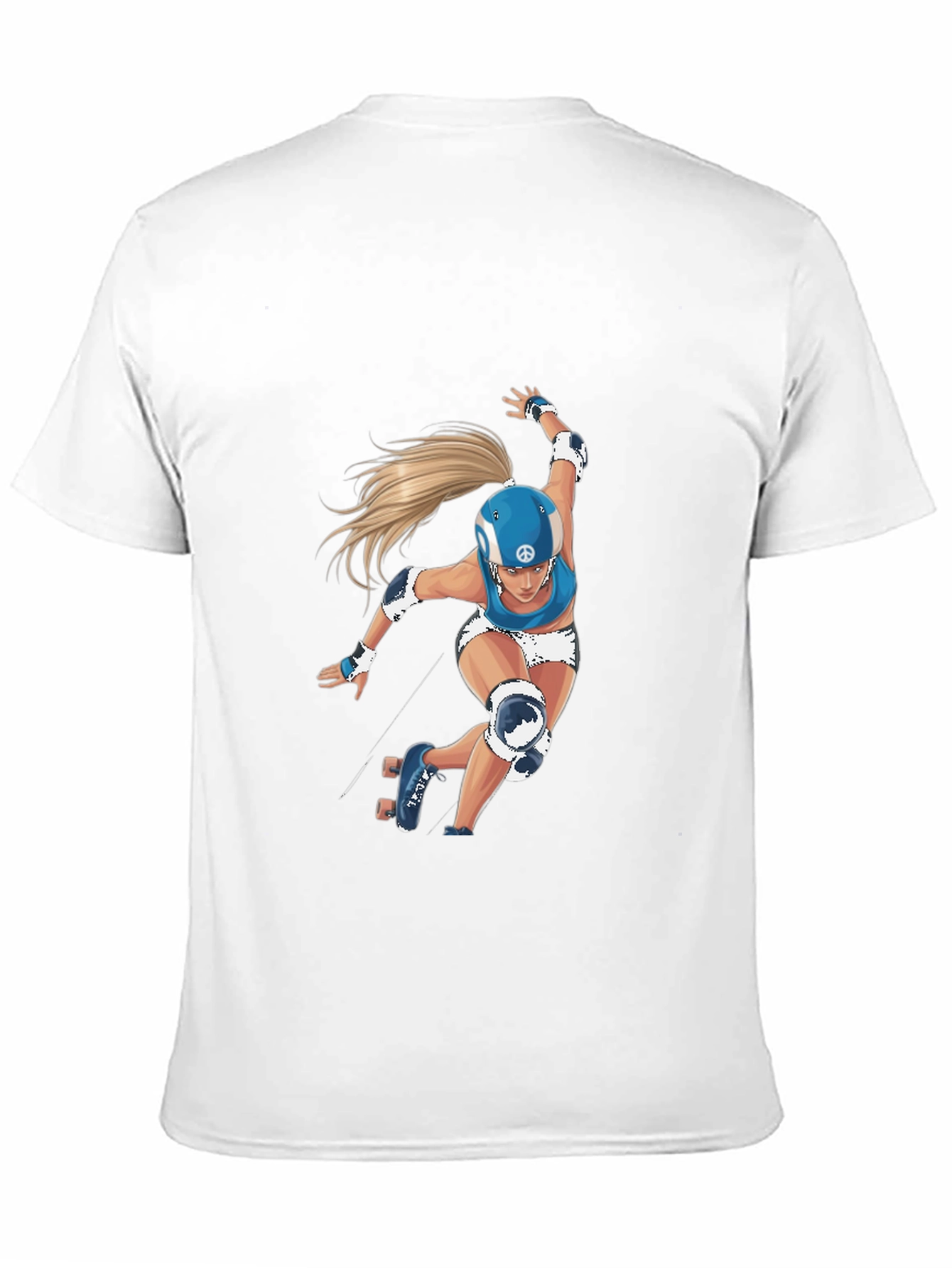 Roller Derby Girl Graphic T-Shirt - Stylish Unisex Tee