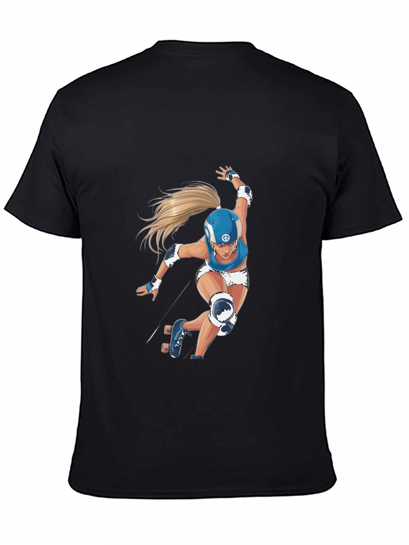 Roller Derby Girl Graphic T-Shirt - Stylish Unisex Tee