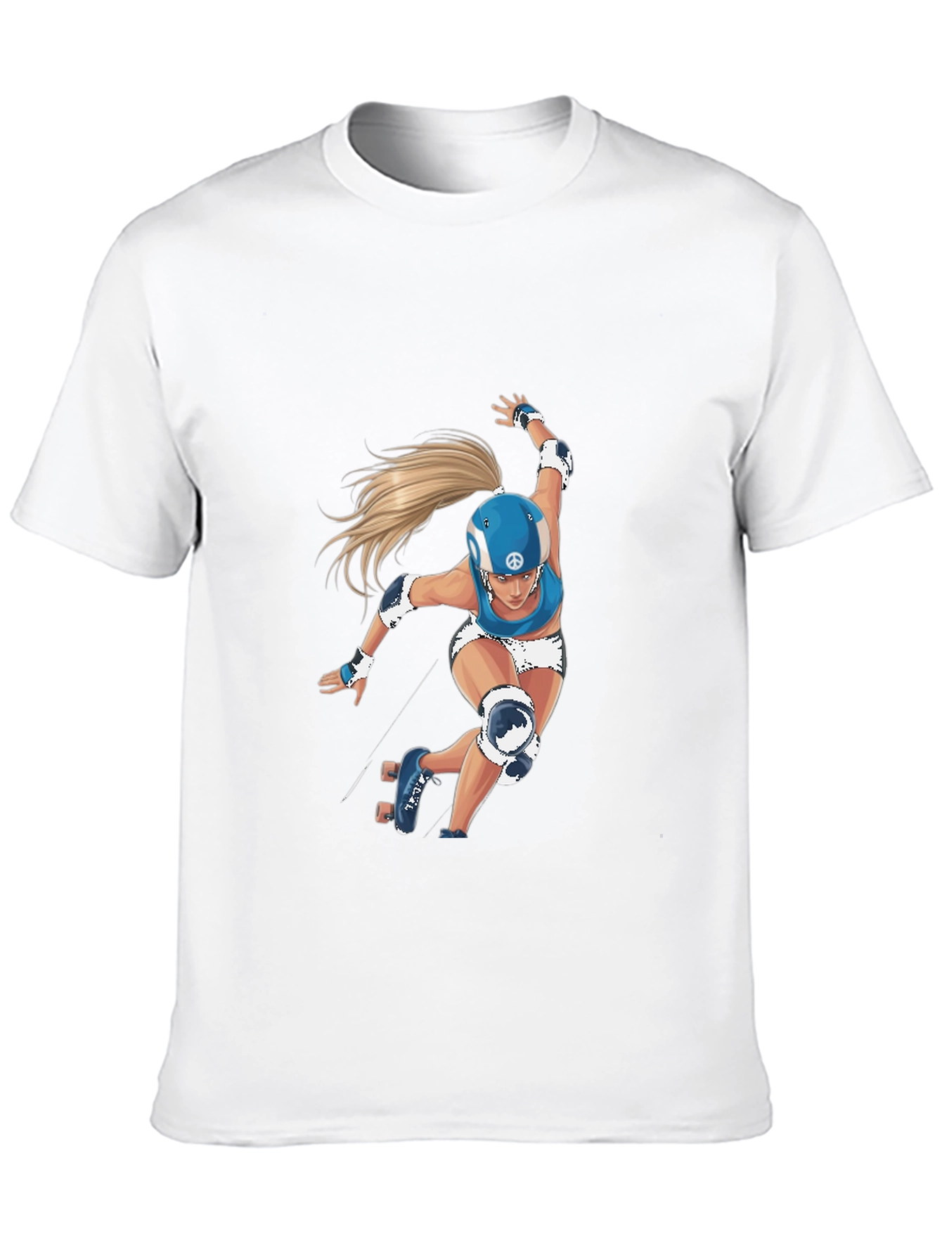 Roller Derby Girl Graphic T-Shirt - Stylish Unisex Tee