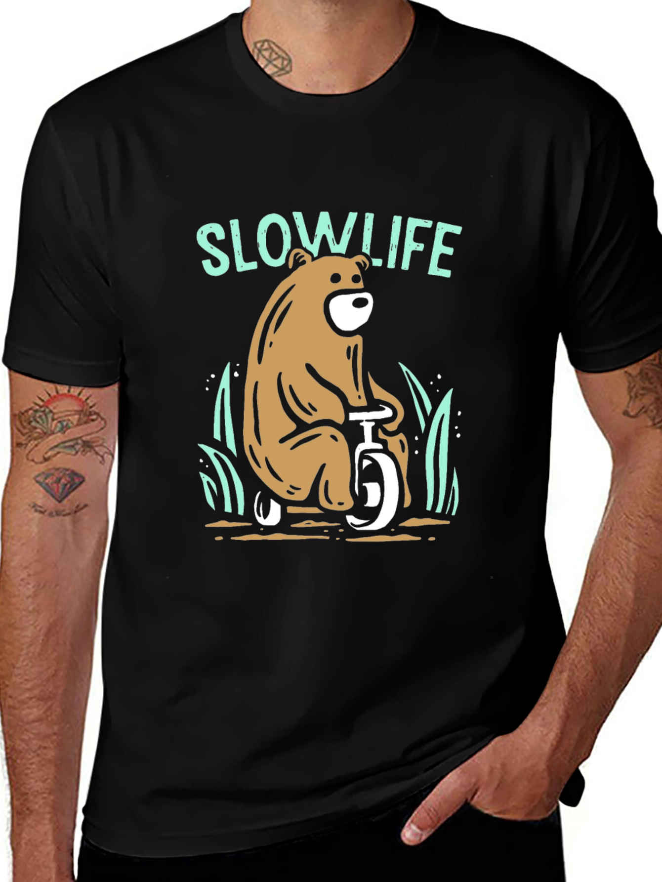Slowlife Bear T-Shirt