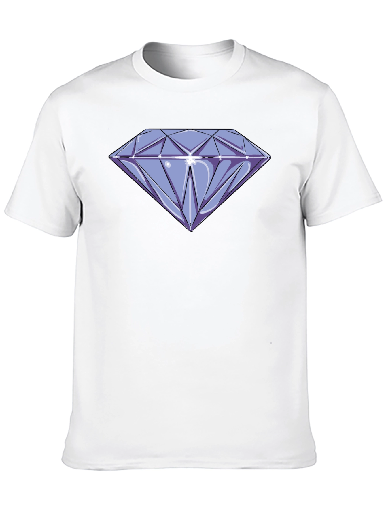 Diamond Graphic T-Shirt - Casual Style