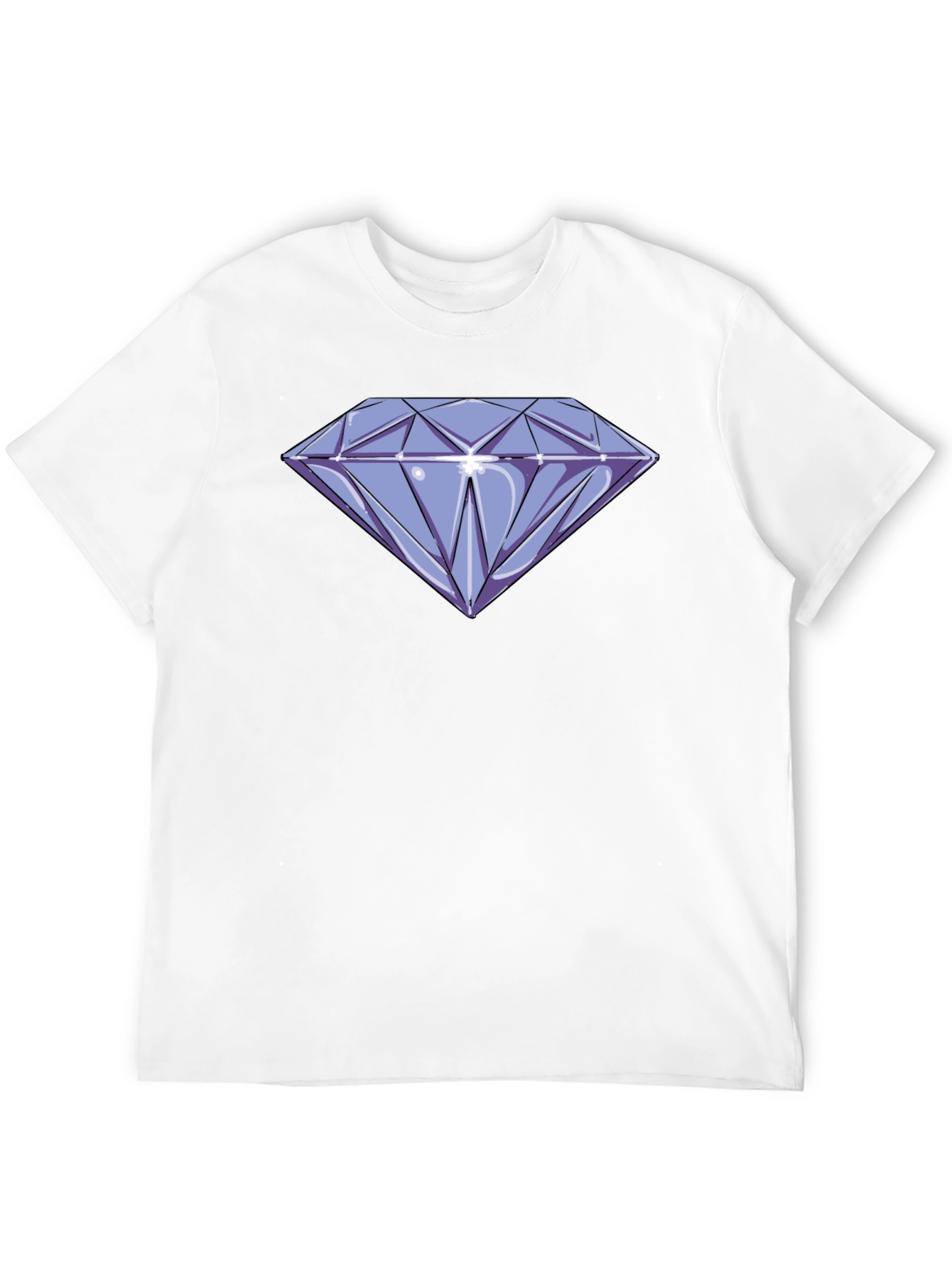 Diamond Graphic T-Shirt - Casual Style