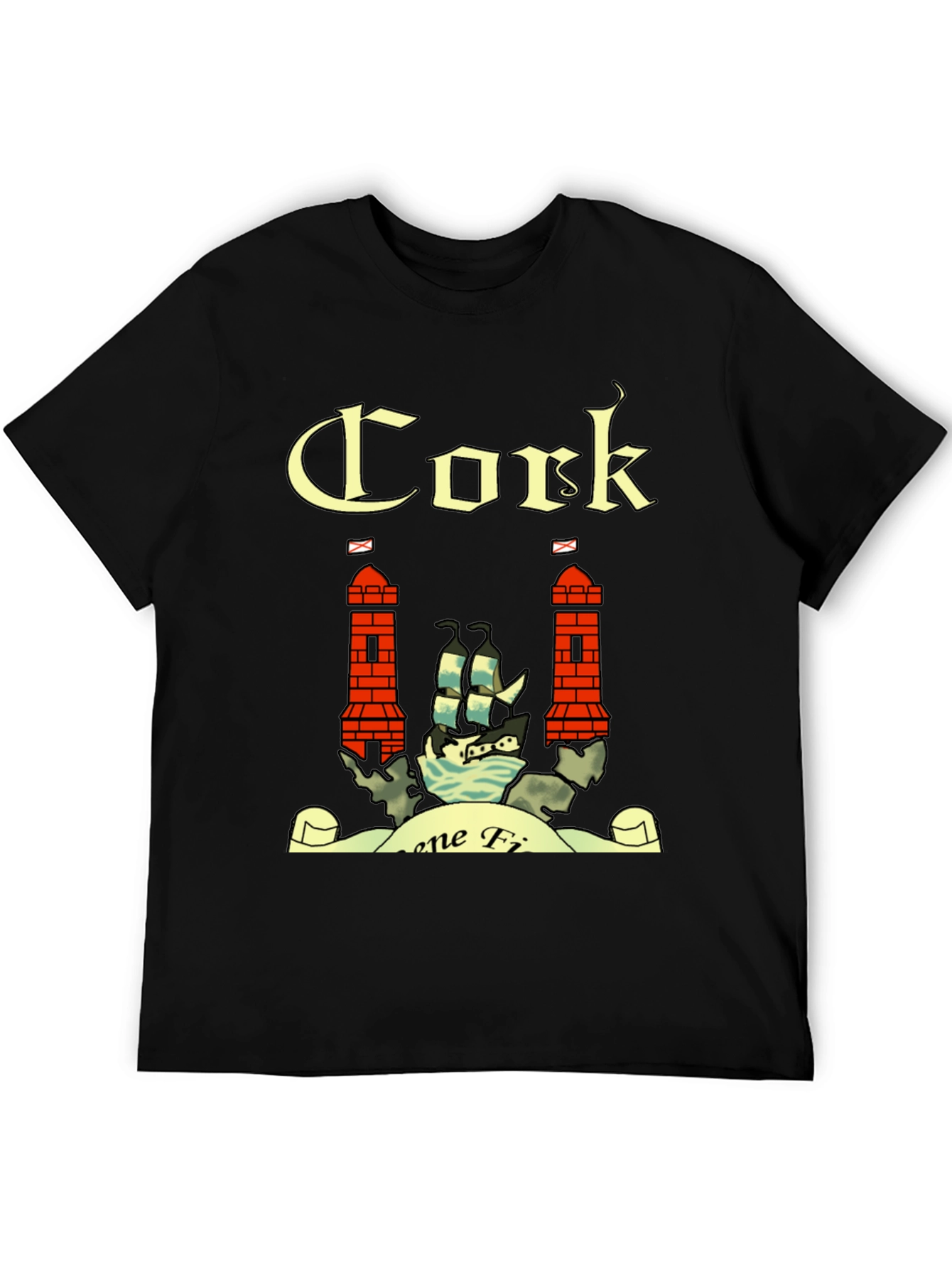 Cork Ireland Crest Graphic T-Shirt