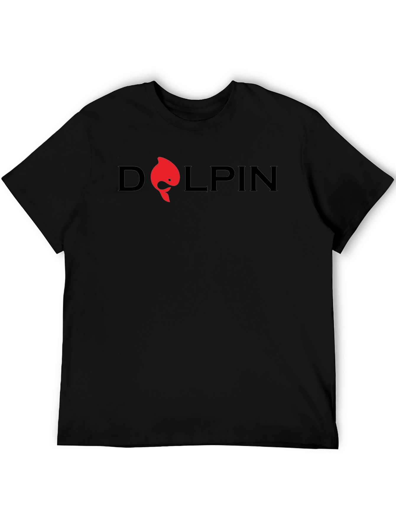 Dolphin Graphic Tee - Black