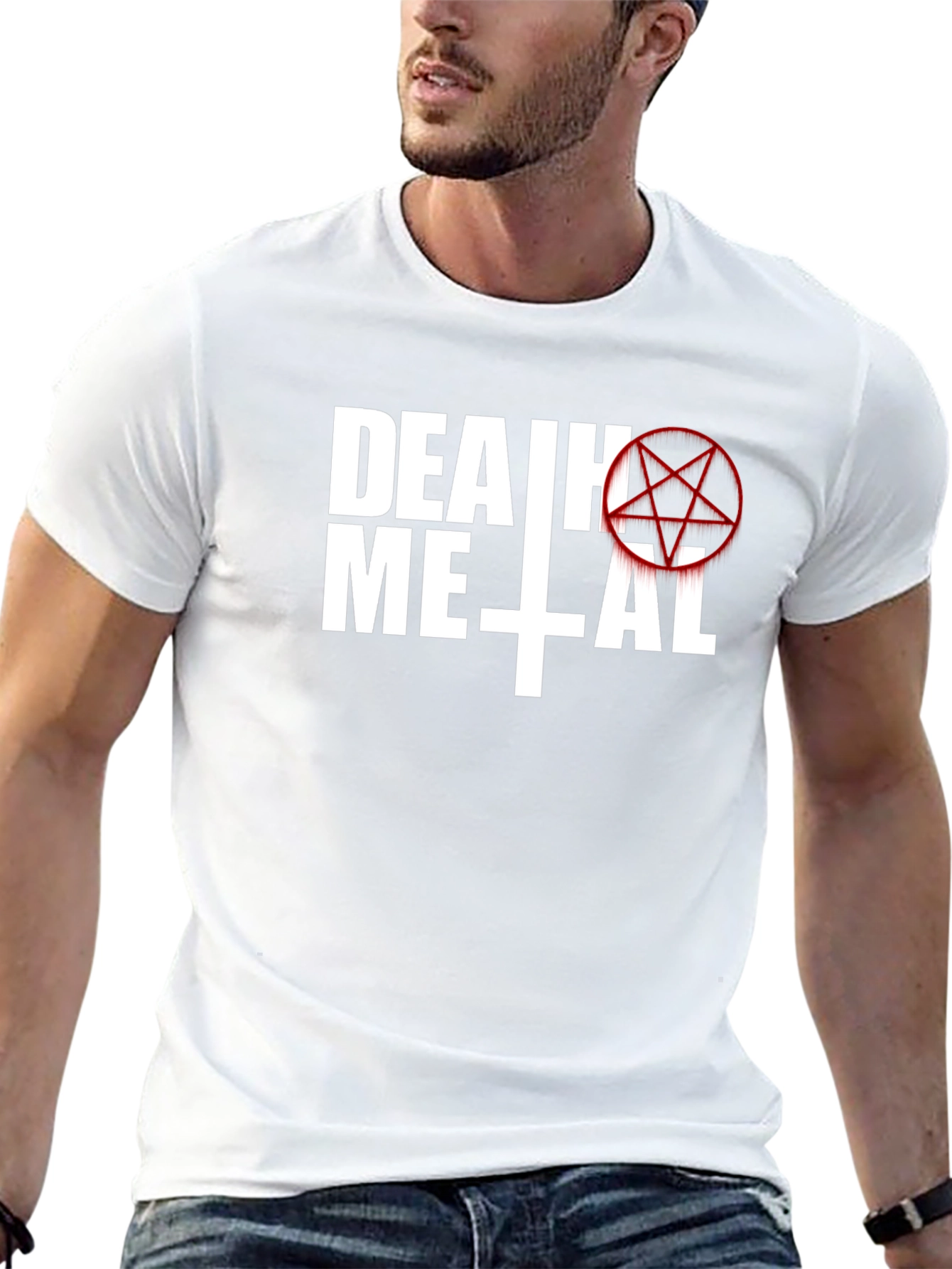 Death Metal T-Shirt - Black Graphic Tee