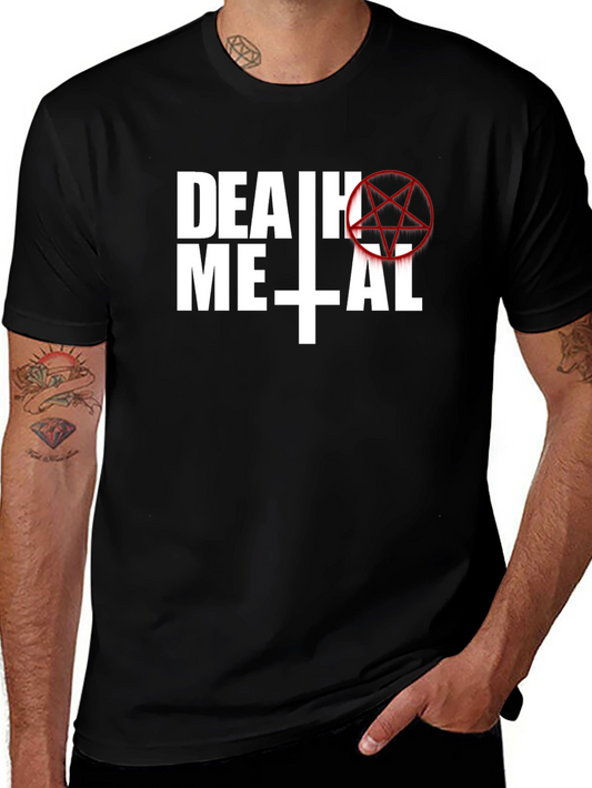 Death Metal T-Shirt - Black Graphic Tee