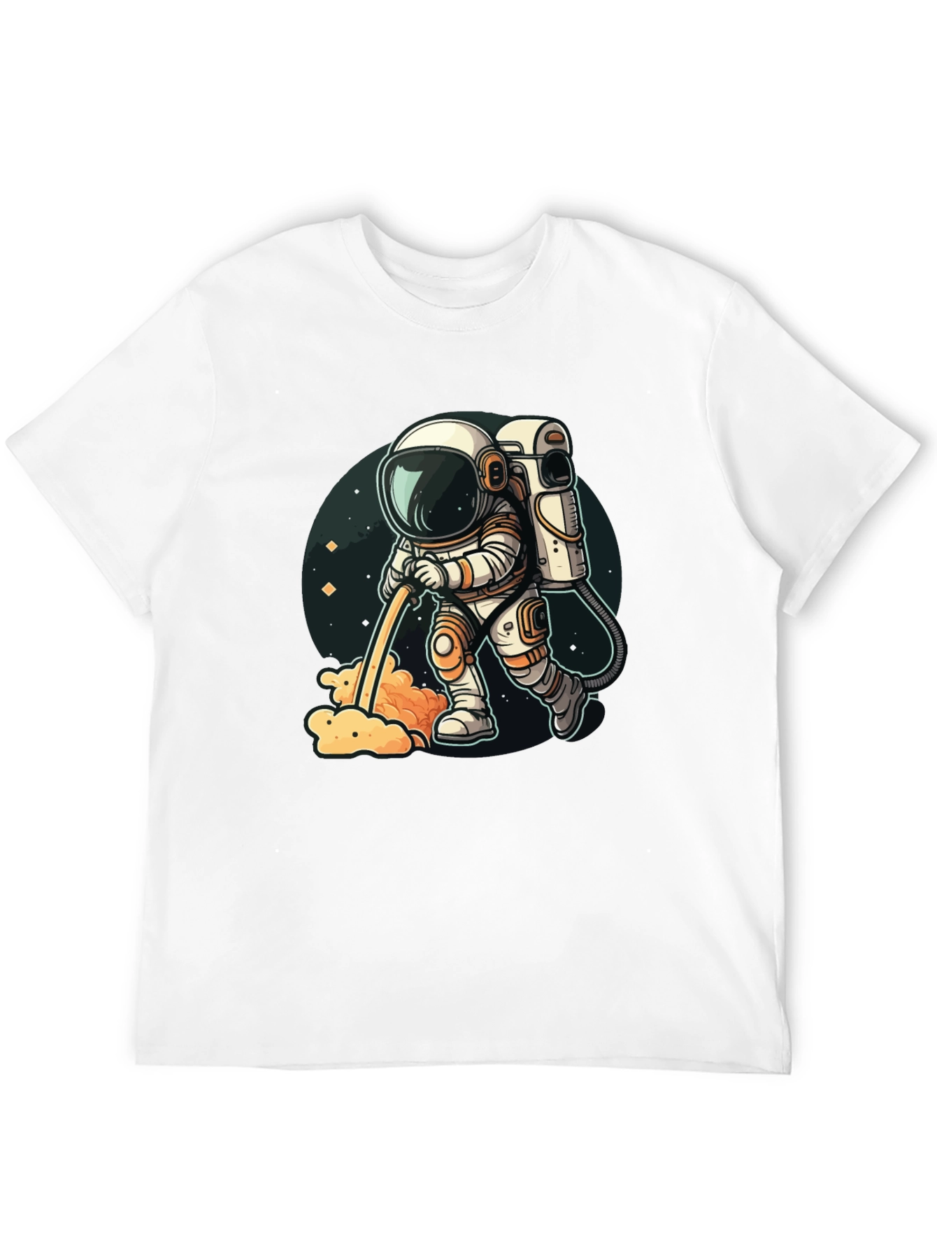 Astronauts Mess Crew Neck T-Shirt - Unique Space Tee