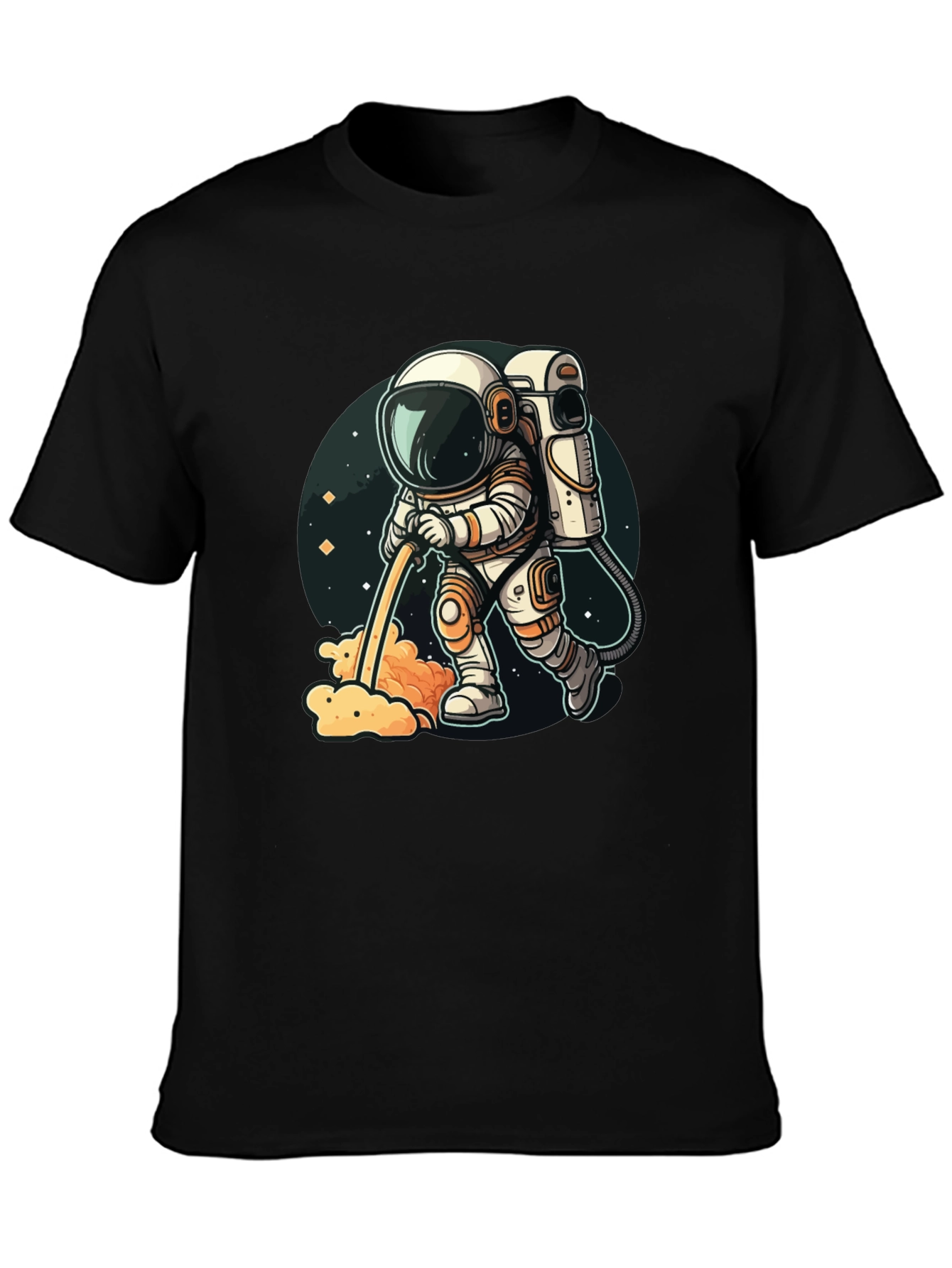 Astronauts Mess Crew Neck T-Shirt - Unique Space Tee