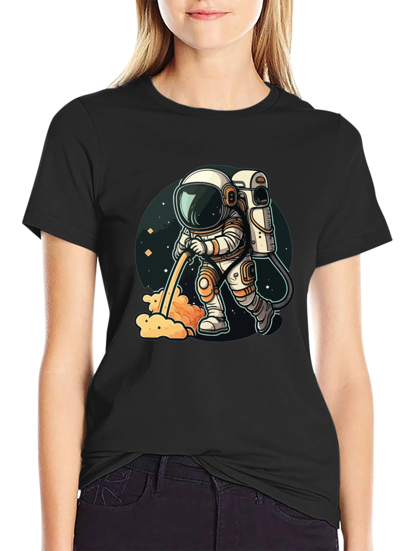 Astronauts Mess Crew Neck T-Shirt - Unique Space Tee