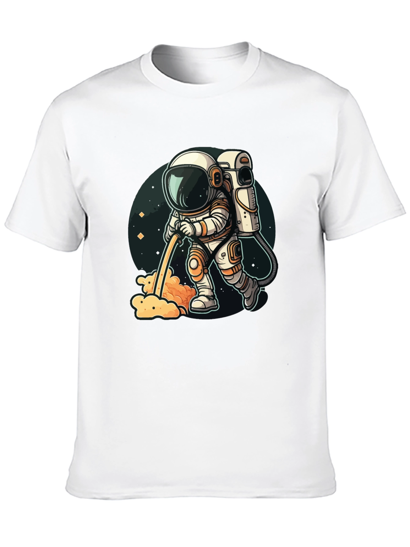 Astronauts Mess Crew Neck T-Shirt - Unique Space Tee