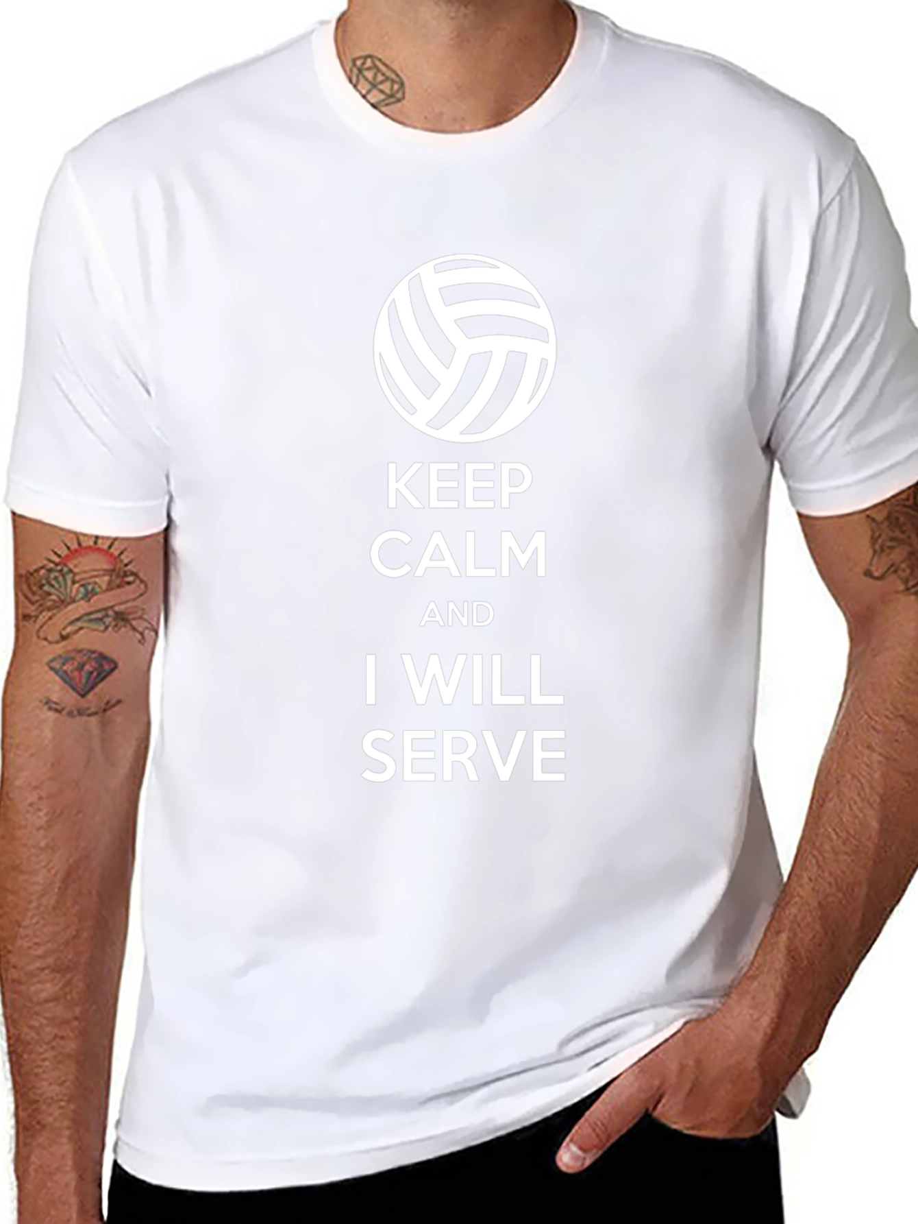 Keep Calm Volleyball Serve T-Shirt