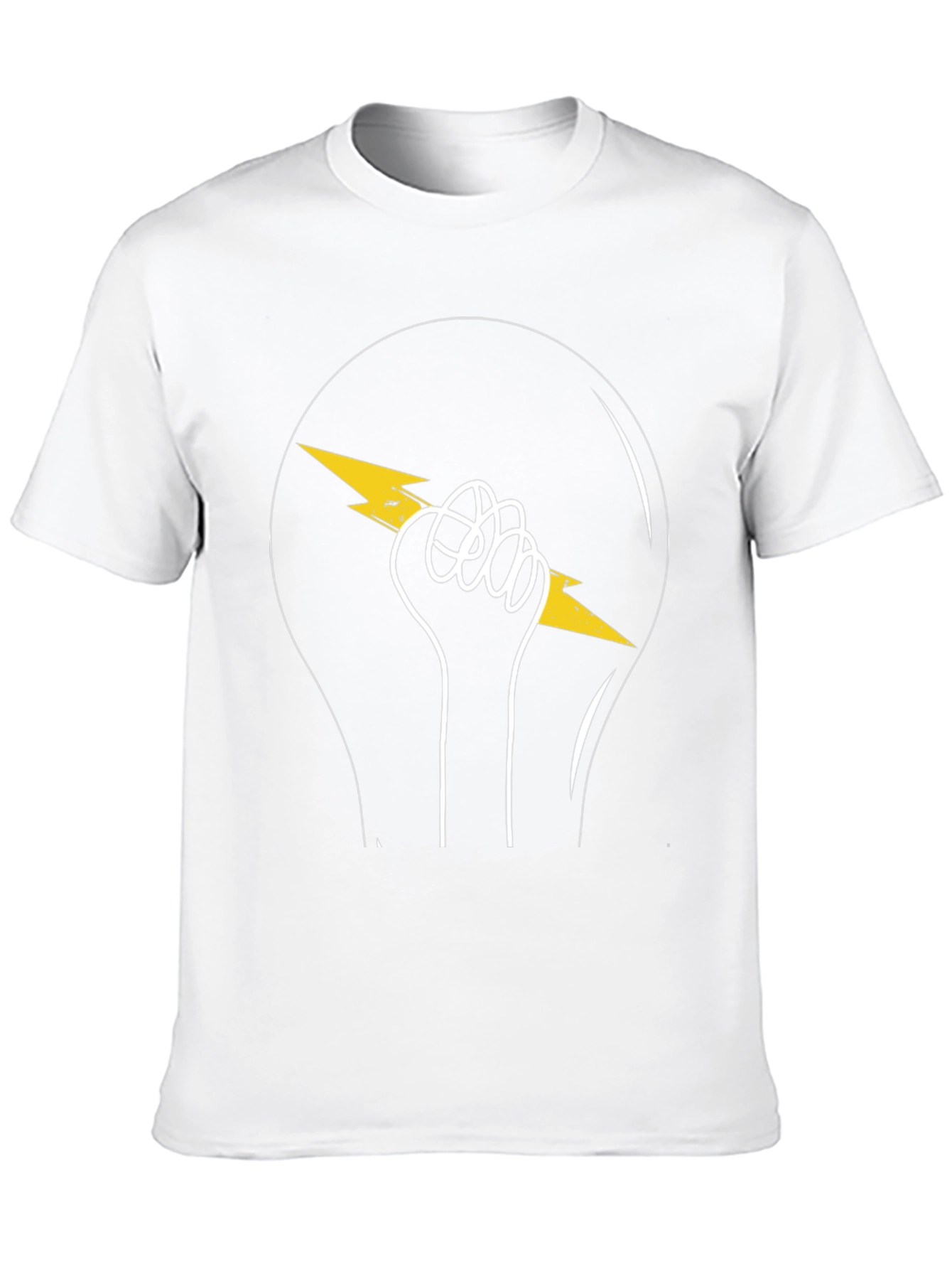 Electrifying Fist Graphic T-Shirt - Black