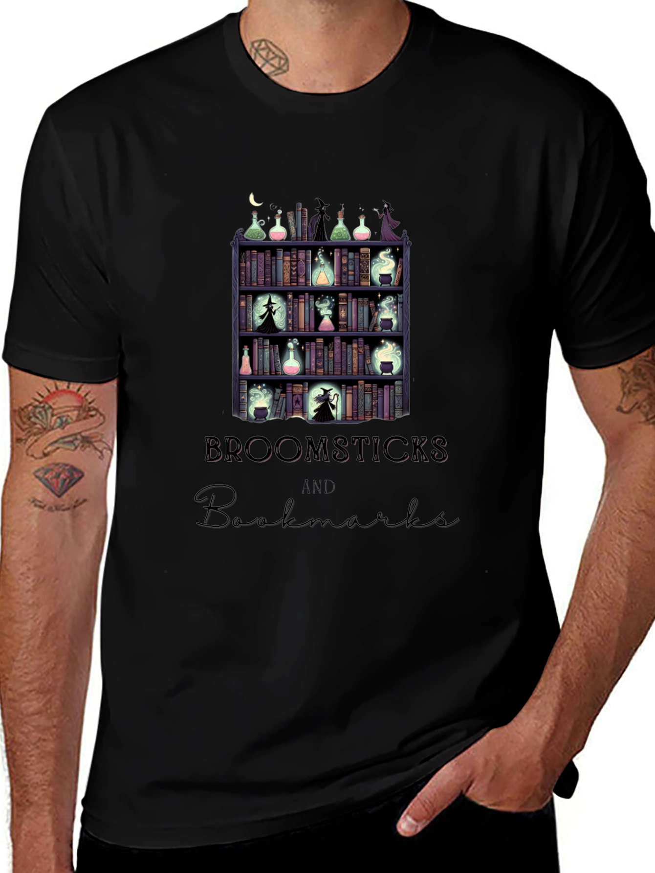 Witchy Bookshelf T-Shirt