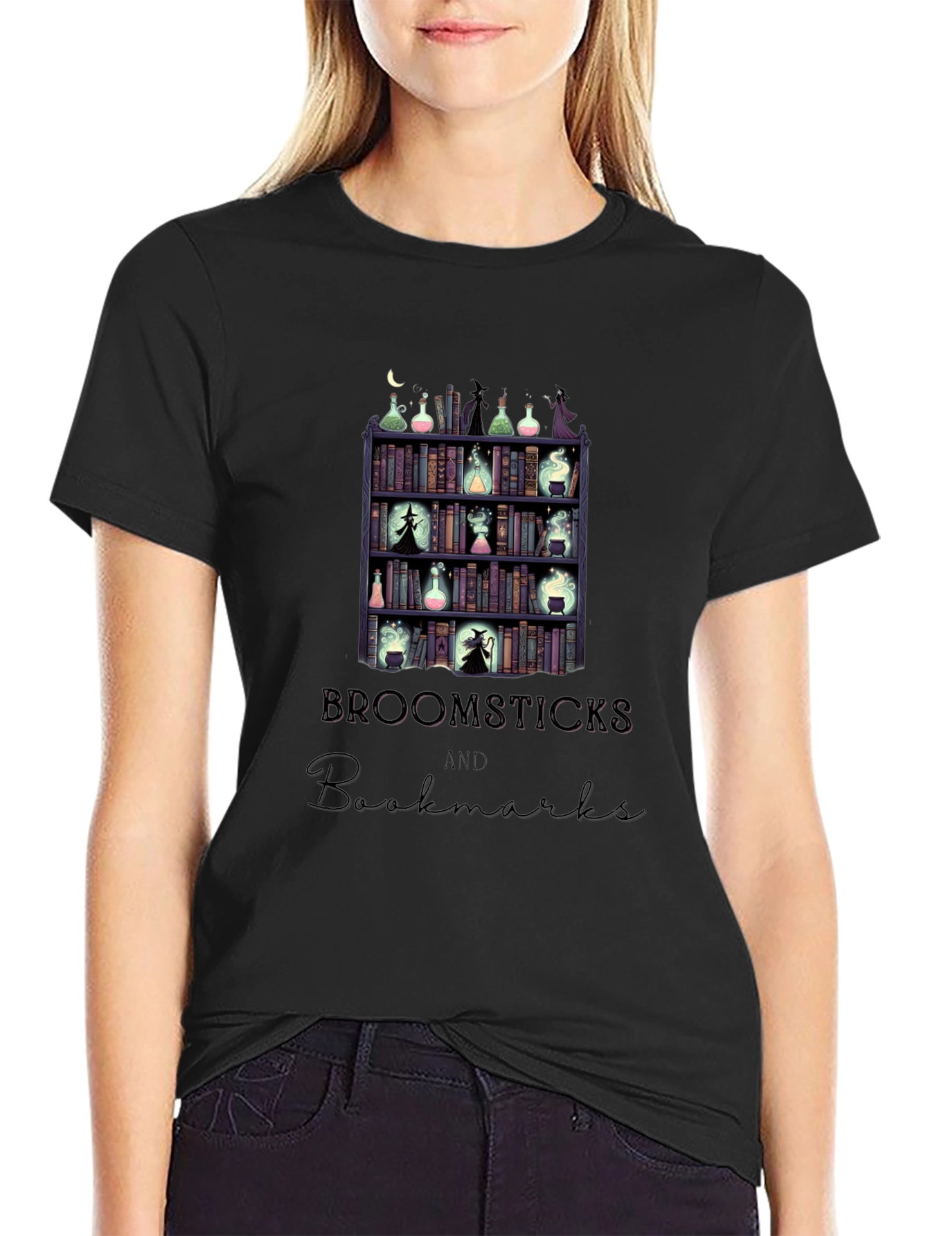 Witchy Bookshelf T-Shirt