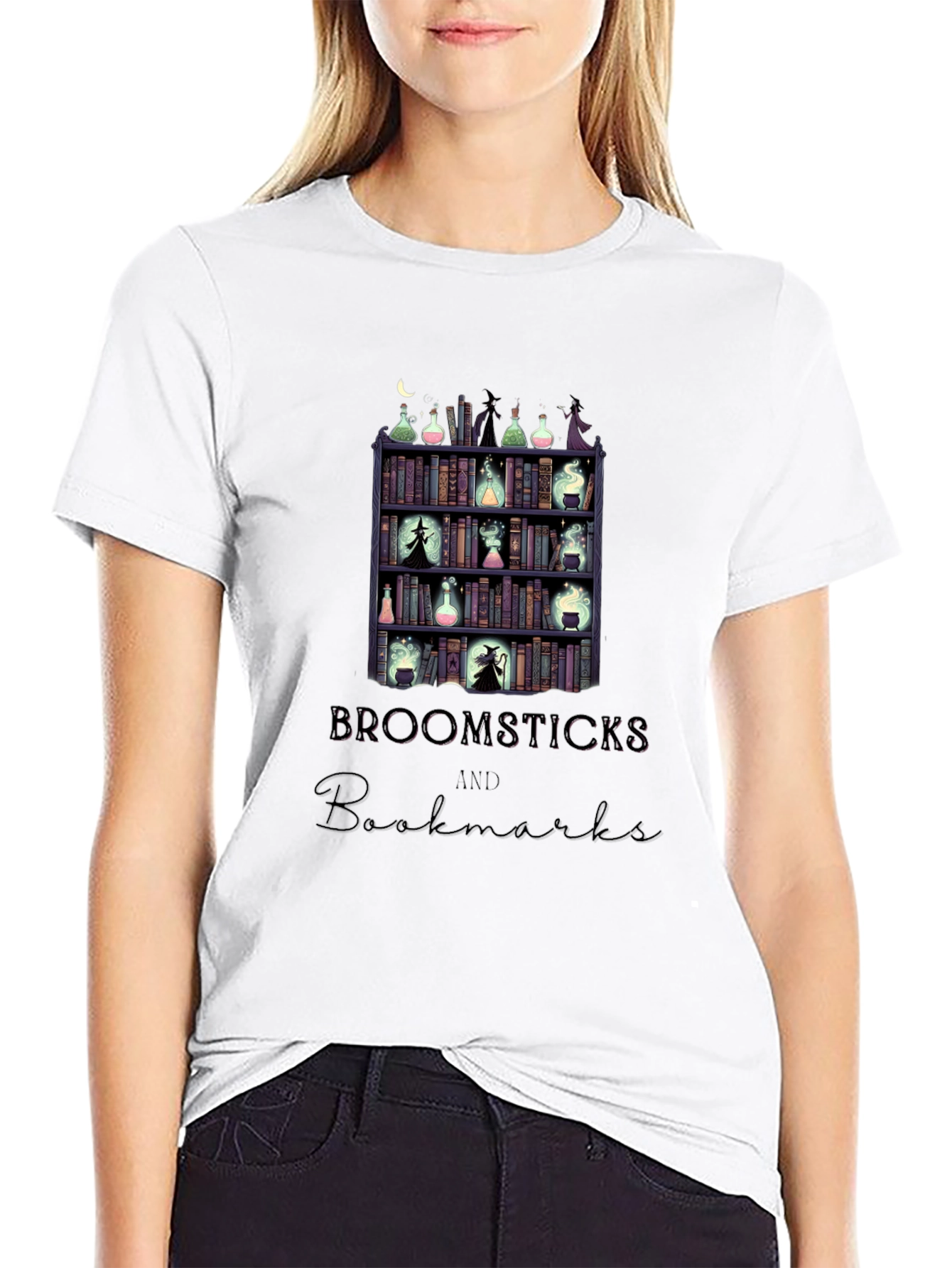 Witchy Bookshelf T-Shirt